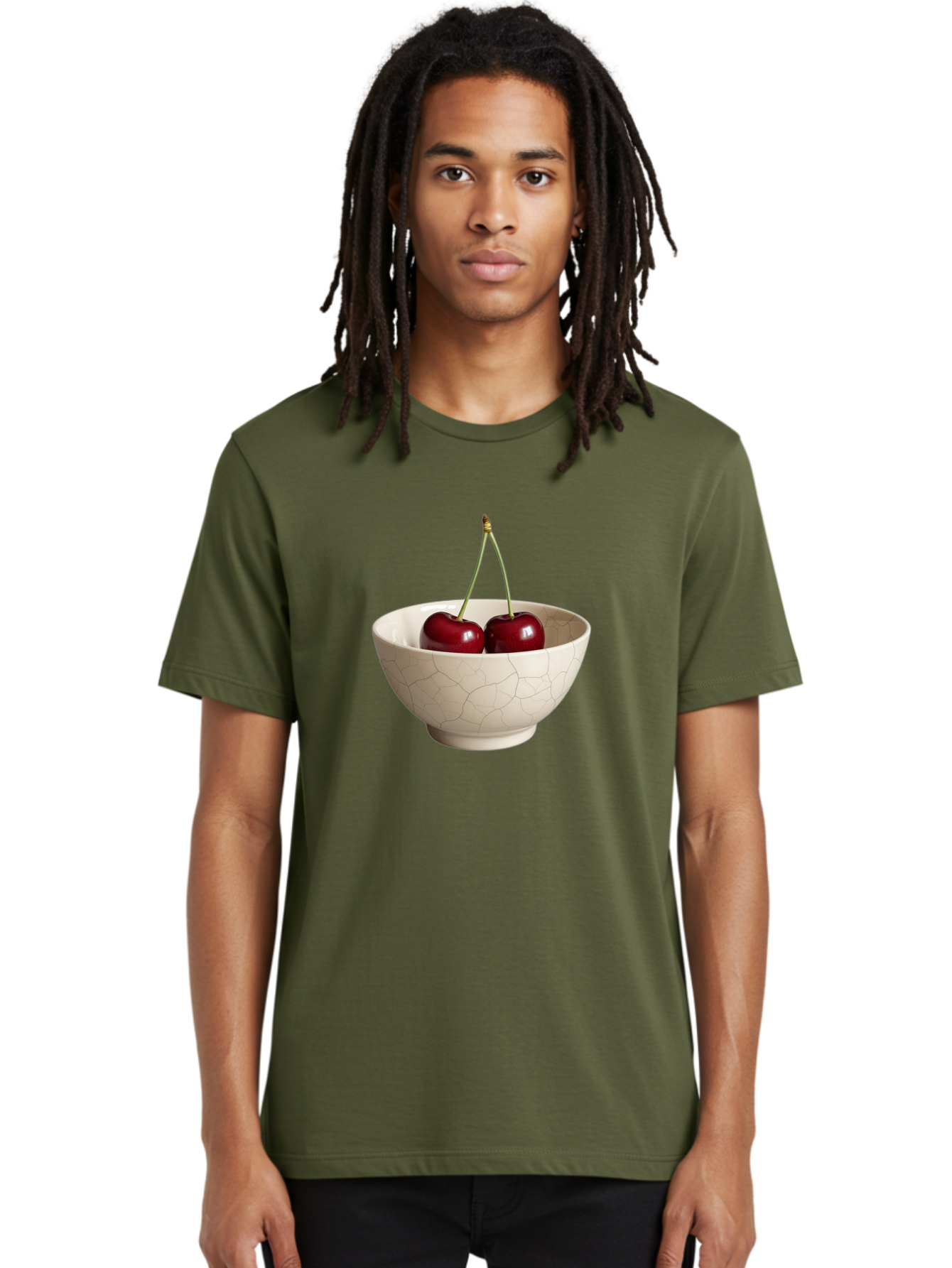 Cherries Men'S Graphic Tee, 100% Cotton, Comfortable Casual Summer Wear, Machine Washable, Vintage Camera, Old Camera, Antique Camera, Black Camera, Classic Photography, Photography Equipment, Nostalgic Device, Film Camera, Camera Art Bai716
