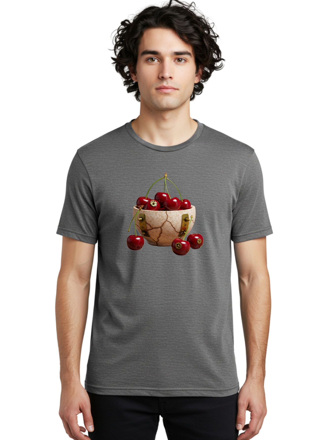 Cherry-Basket Men'S Graphic Tee, 100% Cotton, Comfortable Casual Summer Wear, Machine Washable, Vintage Camera, Old Camera, Antique Camera, Black Camera, Classic Photography, Photography Equipment, Nostalgic Device, Film Camera, Camera Art Bai717