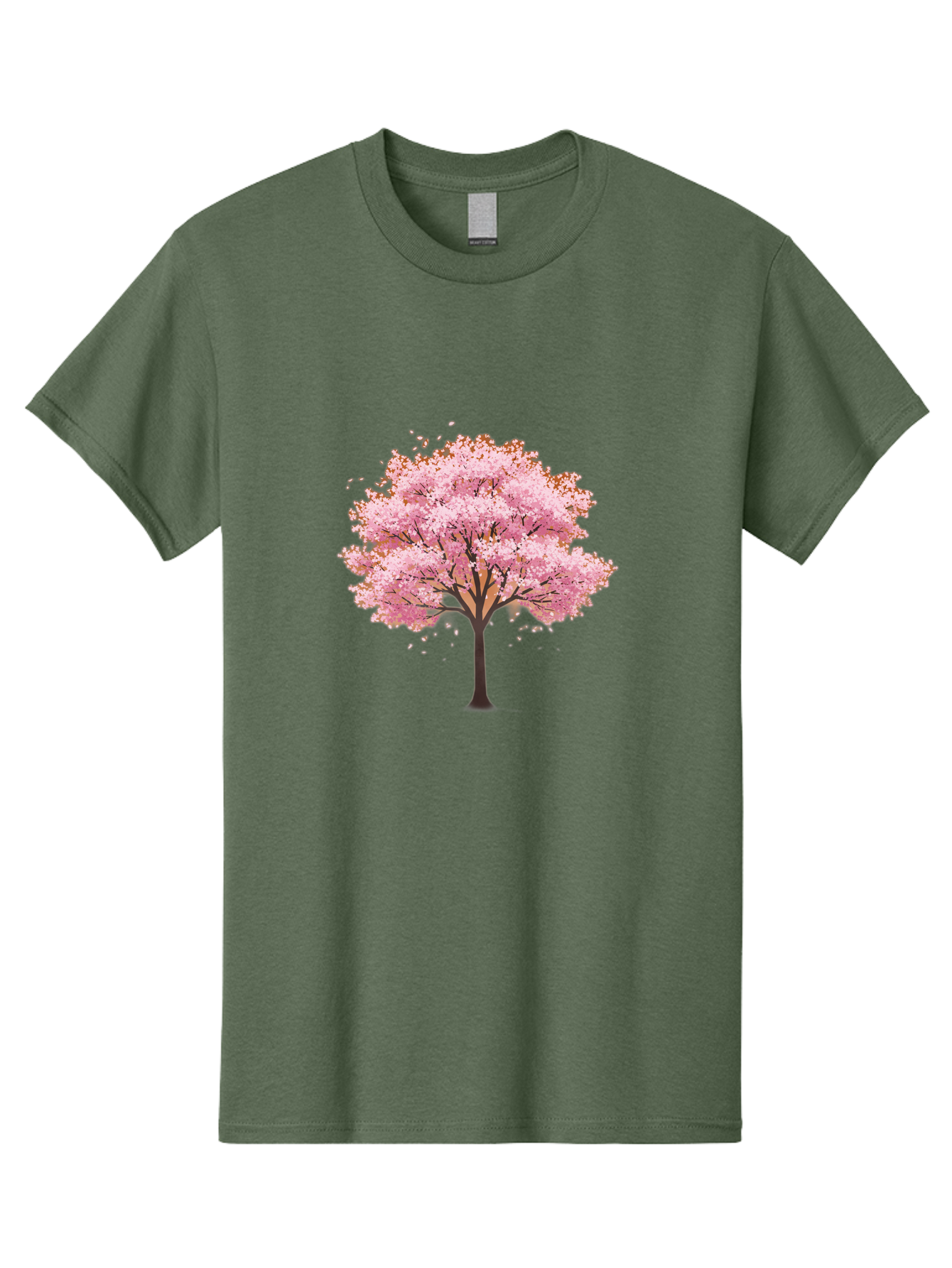 Cherry-Blossom-Tree-2 Men'S Graphic Tee, 100% Cotton, Comfortable Casual Summer Wear, Machine Washable, Vintage Camera, Old Camera, Antique Camera, Black Camera, Classic Photography, Photography Equipment, Nostalgic Device, Film Camera, Bai720