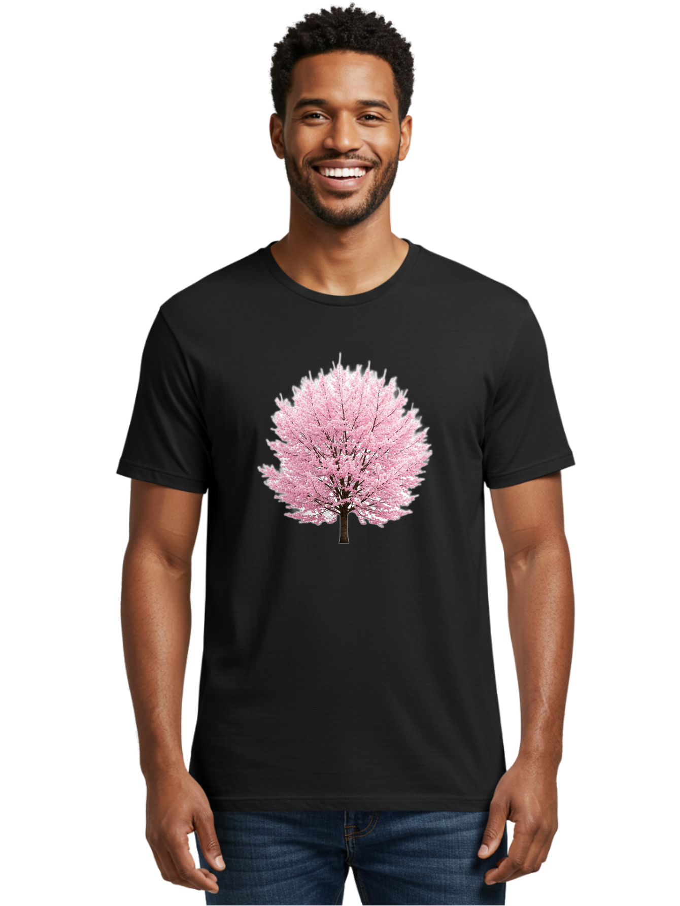 Cherry-Blossom-Tree Men'S Graphic Tee, 100% Cotton, Comfortable Casual Summer Wear, Machine Washable, Vintage Camera, Old Camera, Antique Camera, Black Camera, Classic Photography, Photography Equipment, Nostalgic Device, Film Camera, Bai721