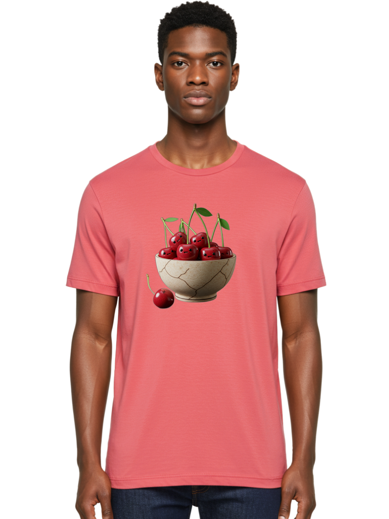 Cherry-Bowl Men'S Graphic Tee, 100% Cotton, Comfortable Casual Summer Wear, Machine Washable, Vintage Camera, Old Camera, Antique Camera, Black Camera, Classic Photography, Photography Equipment, Nostalgic Device, Film Camera, Camera Art Bai722
