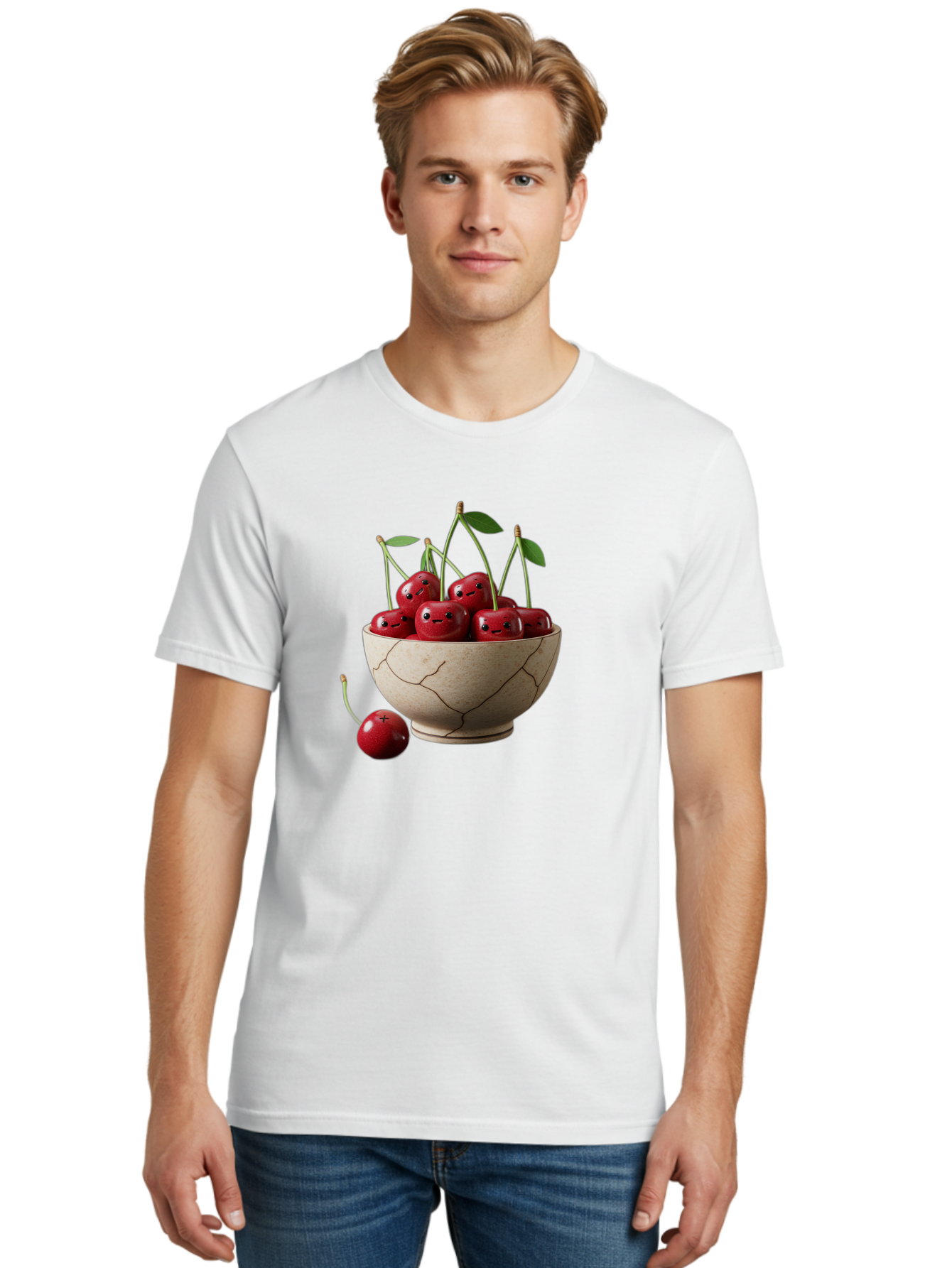 Cherry-Bowl Men'S Graphic Tee, 100% Cotton, Comfortable Casual Summer Wear, Machine Washable, Vintage Camera, Old Camera, Antique Camera, Black Camera, Classic Photography, Photography Equipment, Nostalgic Device, Film Camera, Camera Art Bai722