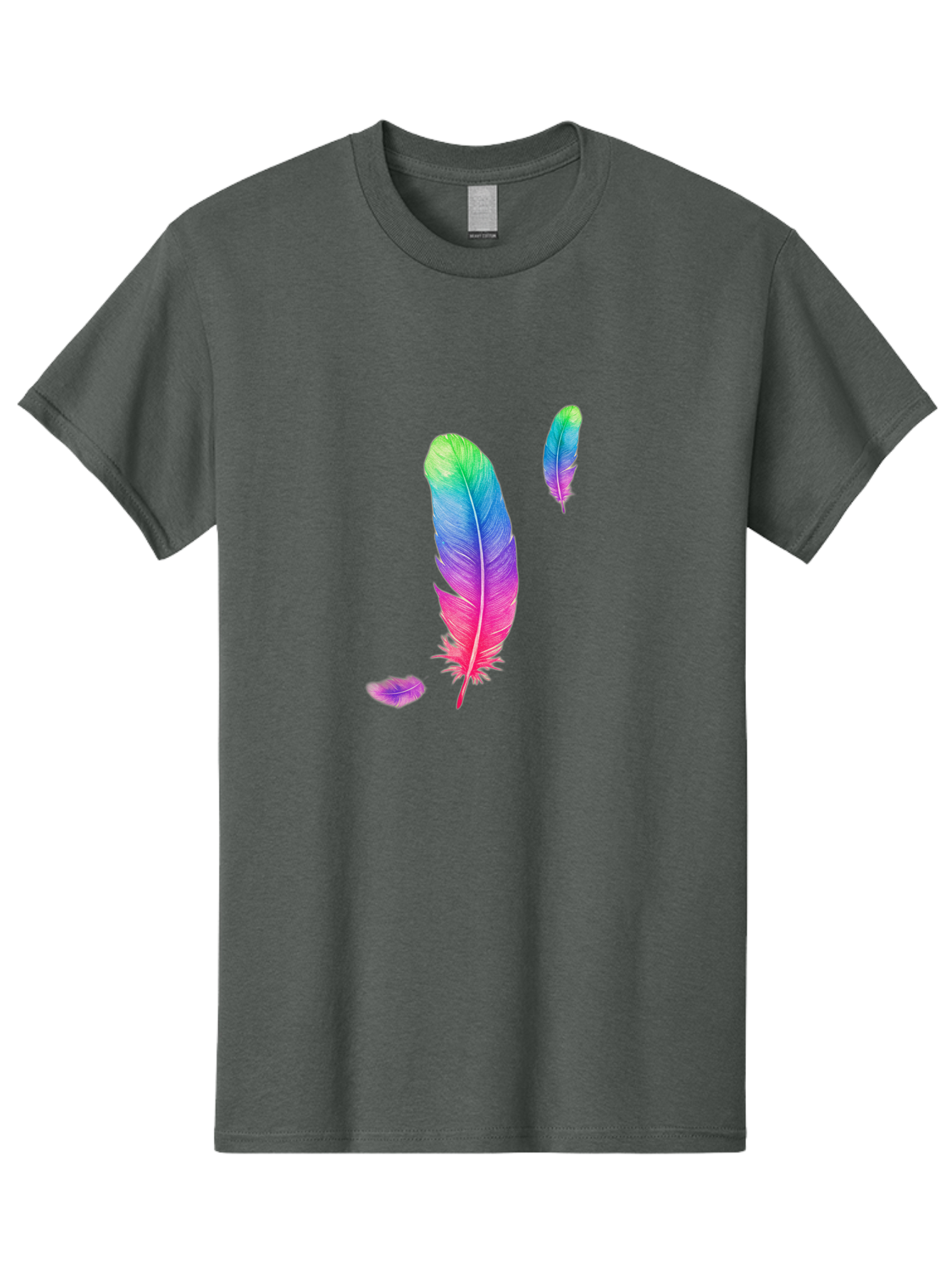 Colorful-Feathers-1 Men'S Graphic Tee, 100% Cotton, Comfortable Casual Summer Wear, Machine Washable, Vintage Camera, Old Camera, Antique Camera, Black Camera, Classic Photography, Photography Equipment, Nostalgic Device, Film Camera, Bai729