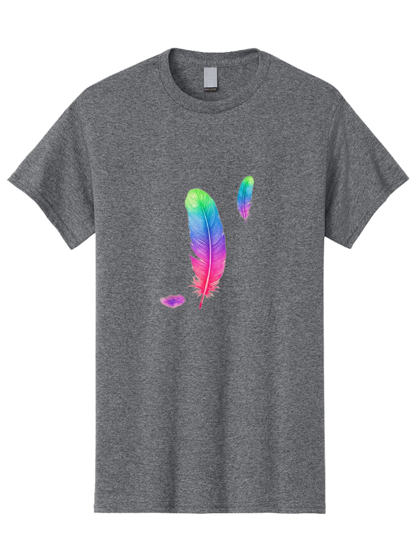 Colorful-Feathers-1 Men'S Graphic Tee, 100% Cotton, Comfortable Casual Summer Wear, Machine Washable, Vintage Camera, Old Camera, Antique Camera, Black Camera, Classic Photography, Photography Equipment, Nostalgic Device, Film Camera, Bai729