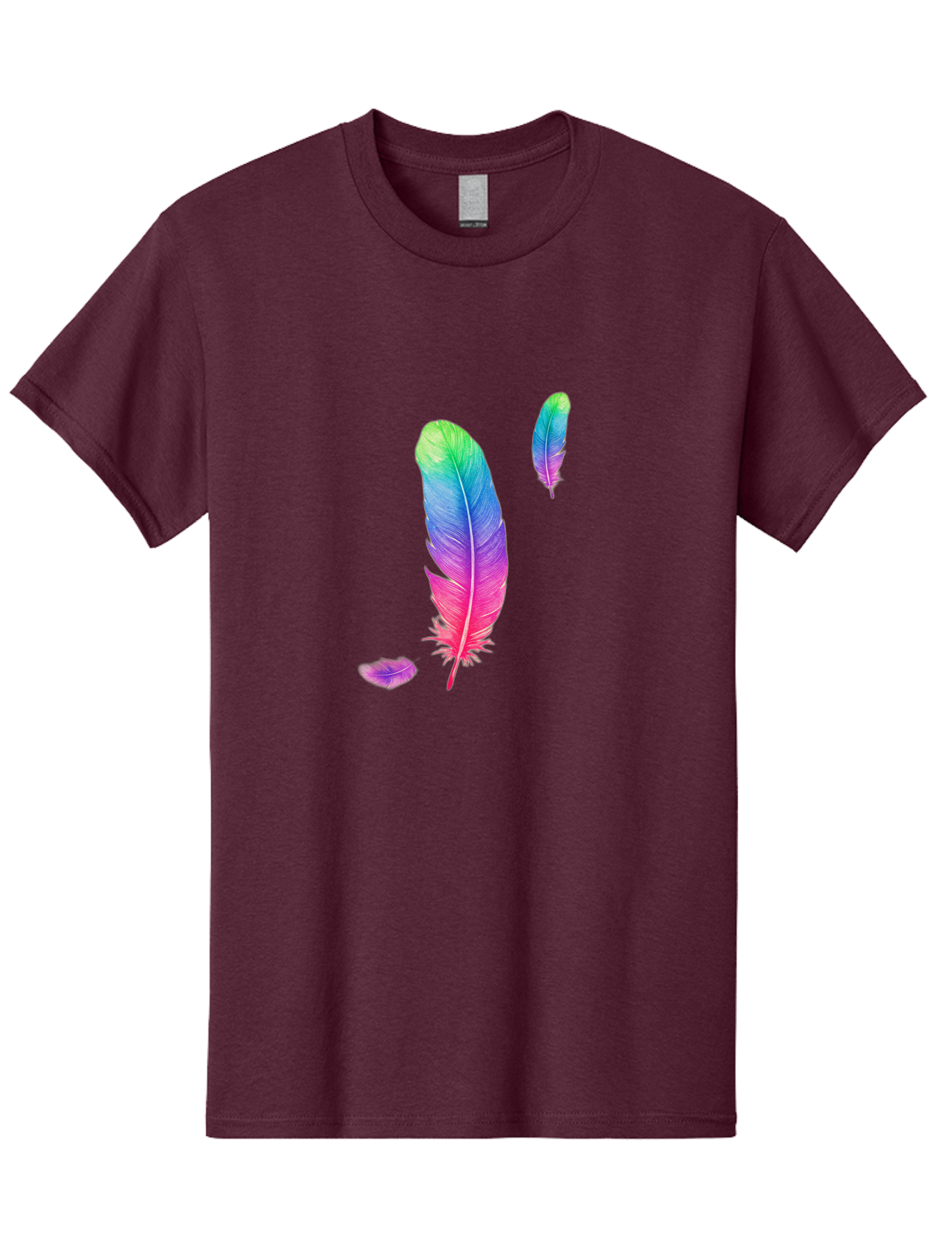Colorful-Feathers-1 Men'S Graphic Tee, 100% Cotton, Comfortable Casual Summer Wear, Machine Washable, Vintage Camera, Old Camera, Antique Camera, Black Camera, Classic Photography, Photography Equipment, Nostalgic Device, Film Camera, Bai729