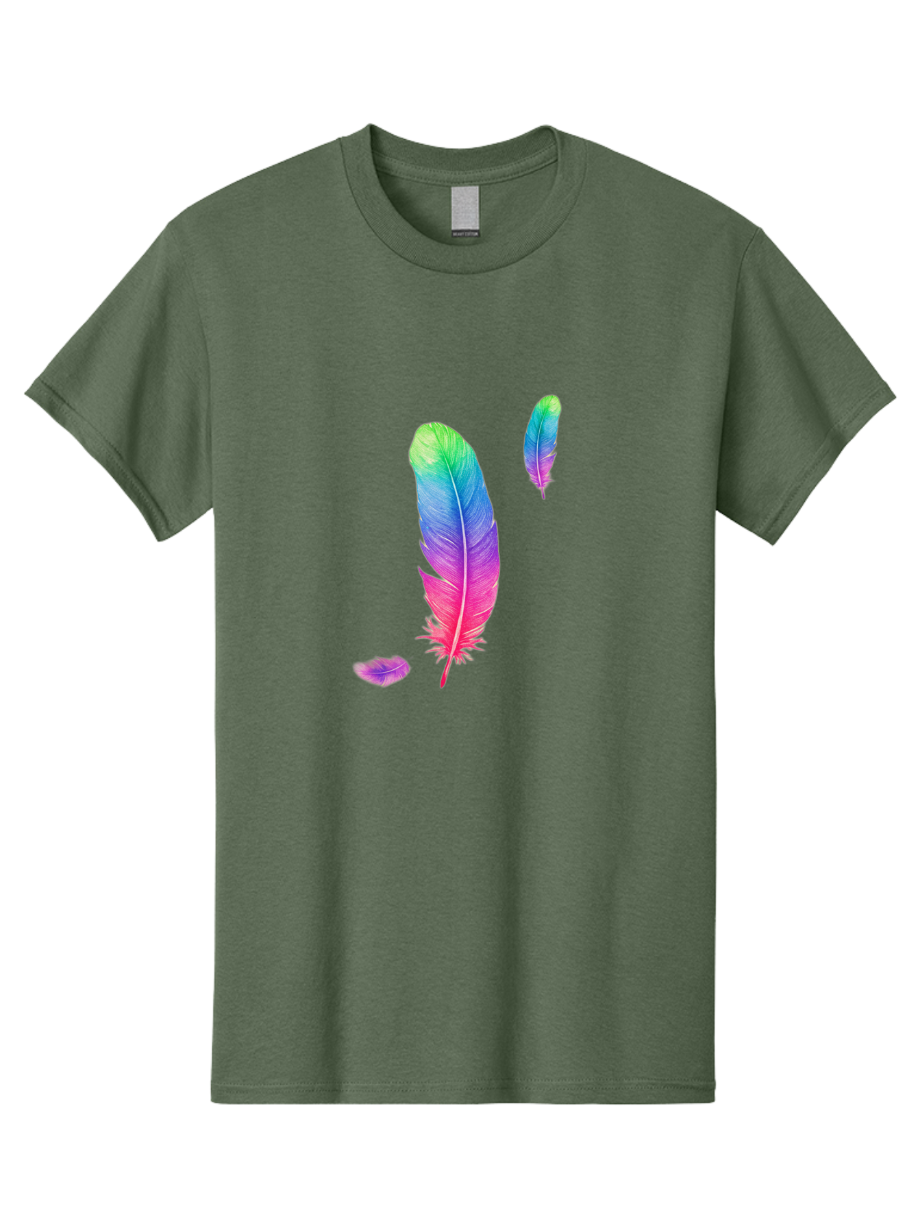 Colorful-Feathers-1 Men'S Graphic Tee, 100% Cotton, Comfortable Casual Summer Wear, Machine Washable, Vintage Camera, Old Camera, Antique Camera, Black Camera, Classic Photography, Photography Equipment, Nostalgic Device, Film Camera, Bai729