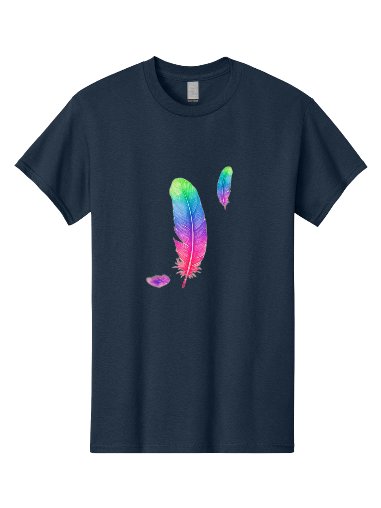 Colorful-Feathers-1 Men'S Graphic Tee, 100% Cotton, Comfortable Casual Summer Wear, Machine Washable, Vintage Camera, Old Camera, Antique Camera, Black Camera, Classic Photography, Photography Equipment, Nostalgic Device, Film Camera, Bai729