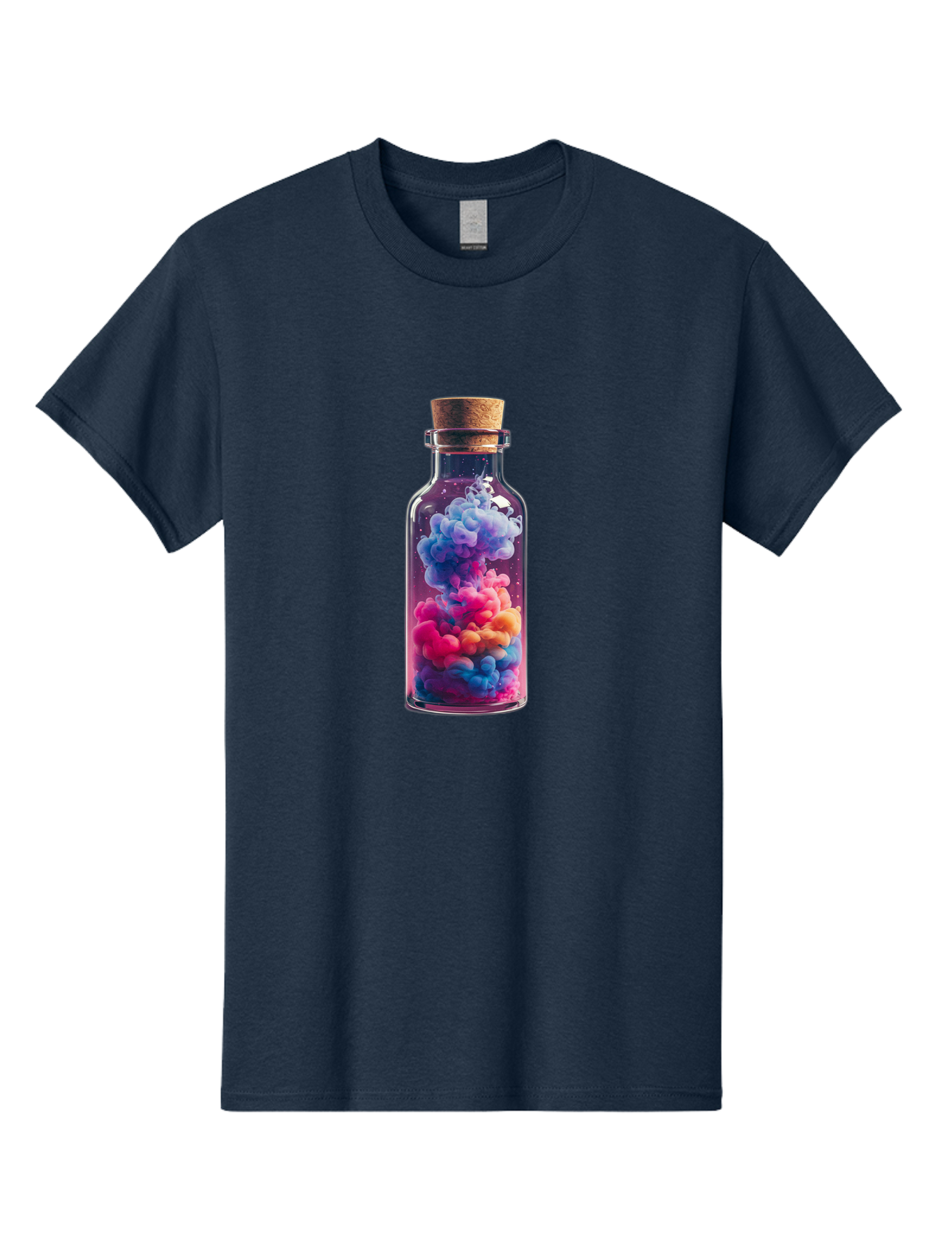 Colorful-Smoke-In-Bottle Men'S Graphic Tee, 100% Cotton, Comfortable Casual Summer Wear, Machine Washable, Vintage Camera, Old Camera, Antique Camera, Black Camera, Classic Photography, Photography Equipment, Nostalgic Device, Film Camera, Bai731