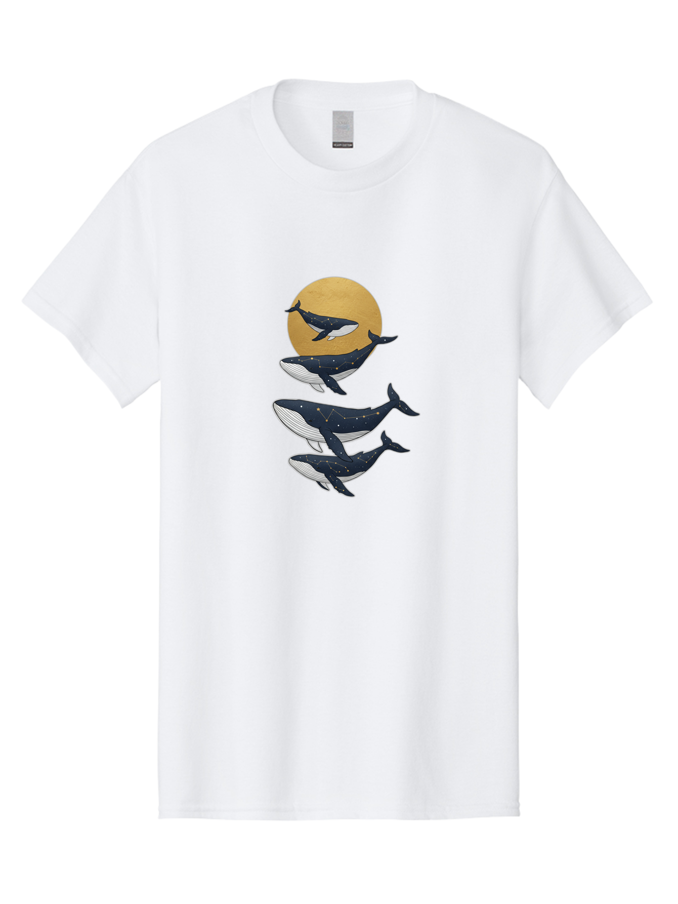 Constellation-Whales Men'S Graphic Tee, 100% Cotton, Comfortable Casual Summer Wear, Machine Washable, Vintage Camera, Old Camera, Antique Camera, Black Camera, Classic Photography, Photography Equipment, Nostalgic Device, Film Camera, Bai733