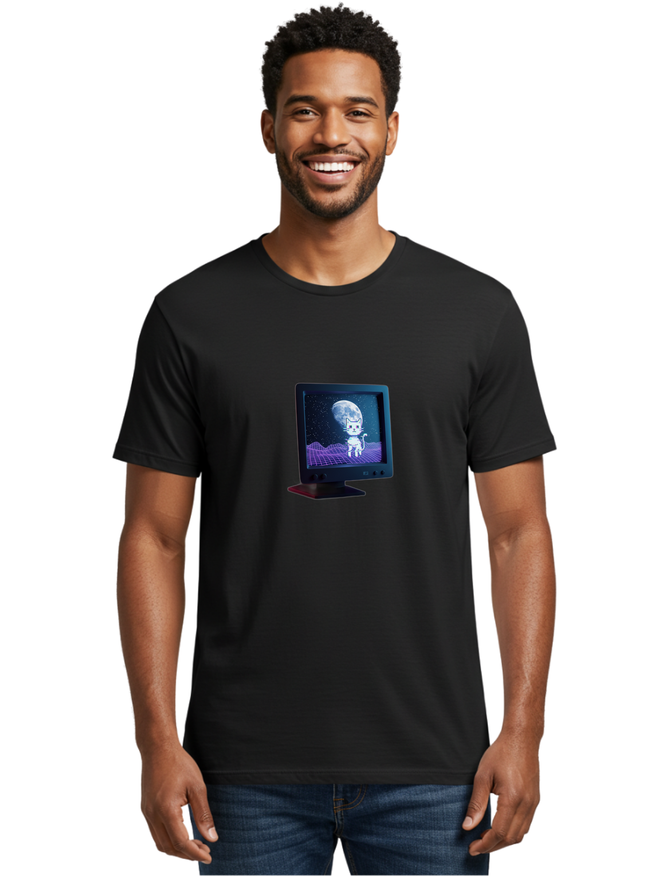 Cosmic-Cat Men'S Graphic Tee, 100% Cotton, Comfortable Casual Summer Wear, Machine Washable, Vintage Camera, Old Camera, Antique Camera, Black Camera, Classic Photography, Photography Equipment, Nostalgic Device, Film Camera, Camera Art Bai734