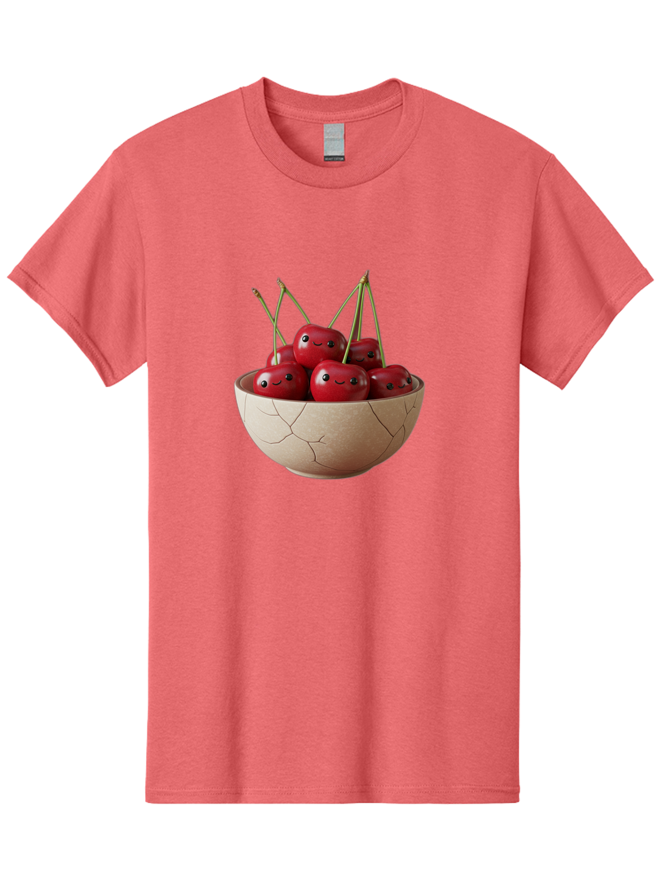Cracked-Bowl-Cherries-1 Men'S Graphic Tee, 100% Cotton, Comfortable Casual Summer Wear, Machine Washable, Vintage Camera, Old Camera, Antique Camera, Black Camera, Classic Photography, Photography Equipment, Nostalgic Device, Film Camera, Bai738
