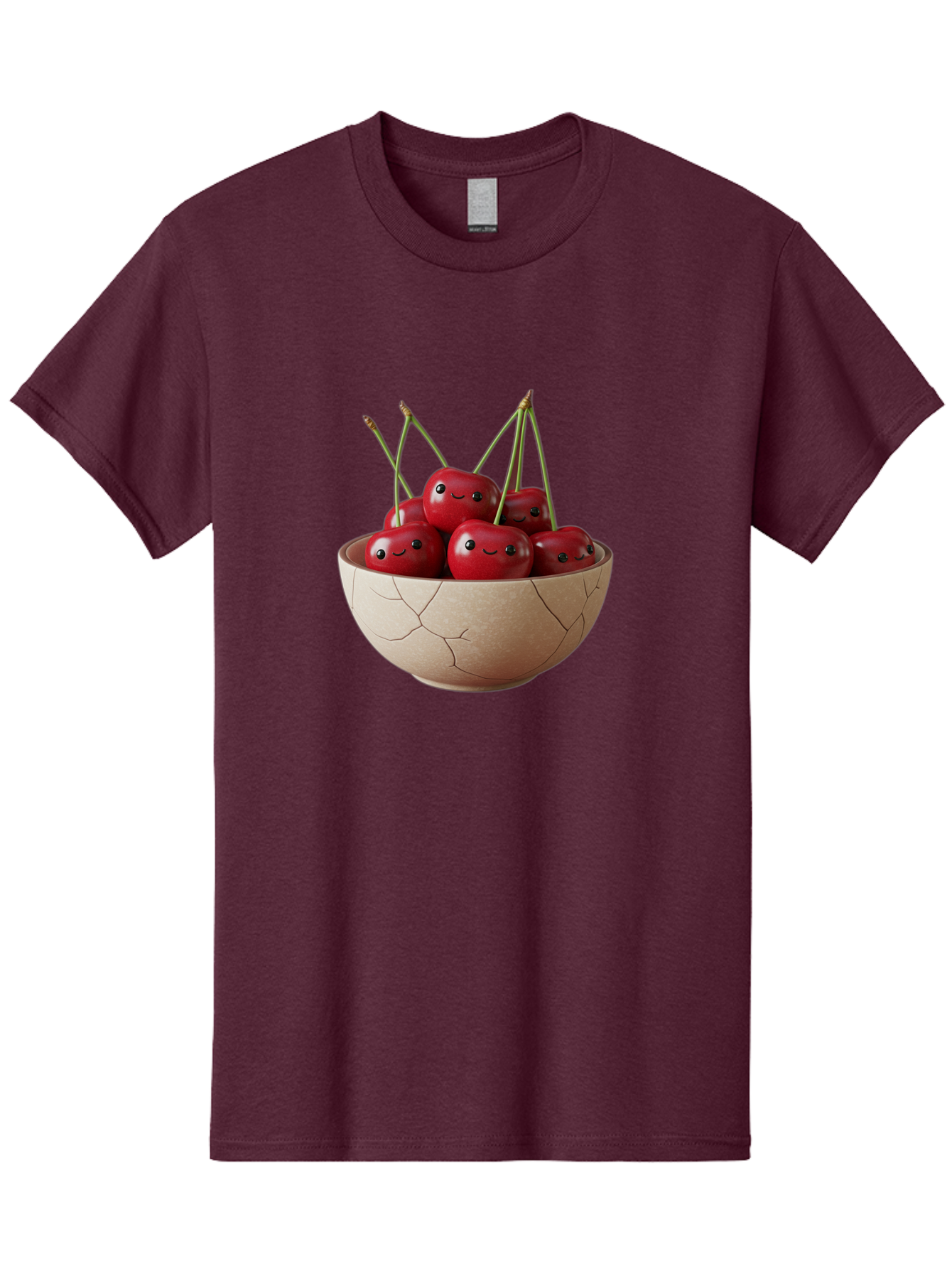 Cracked-Bowl-Cherries-1 Men'S Graphic Tee, 100% Cotton, Comfortable Casual Summer Wear, Machine Washable, Vintage Camera, Old Camera, Antique Camera, Black Camera, Classic Photography, Photography Equipment, Nostalgic Device, Film Camera, Bai738