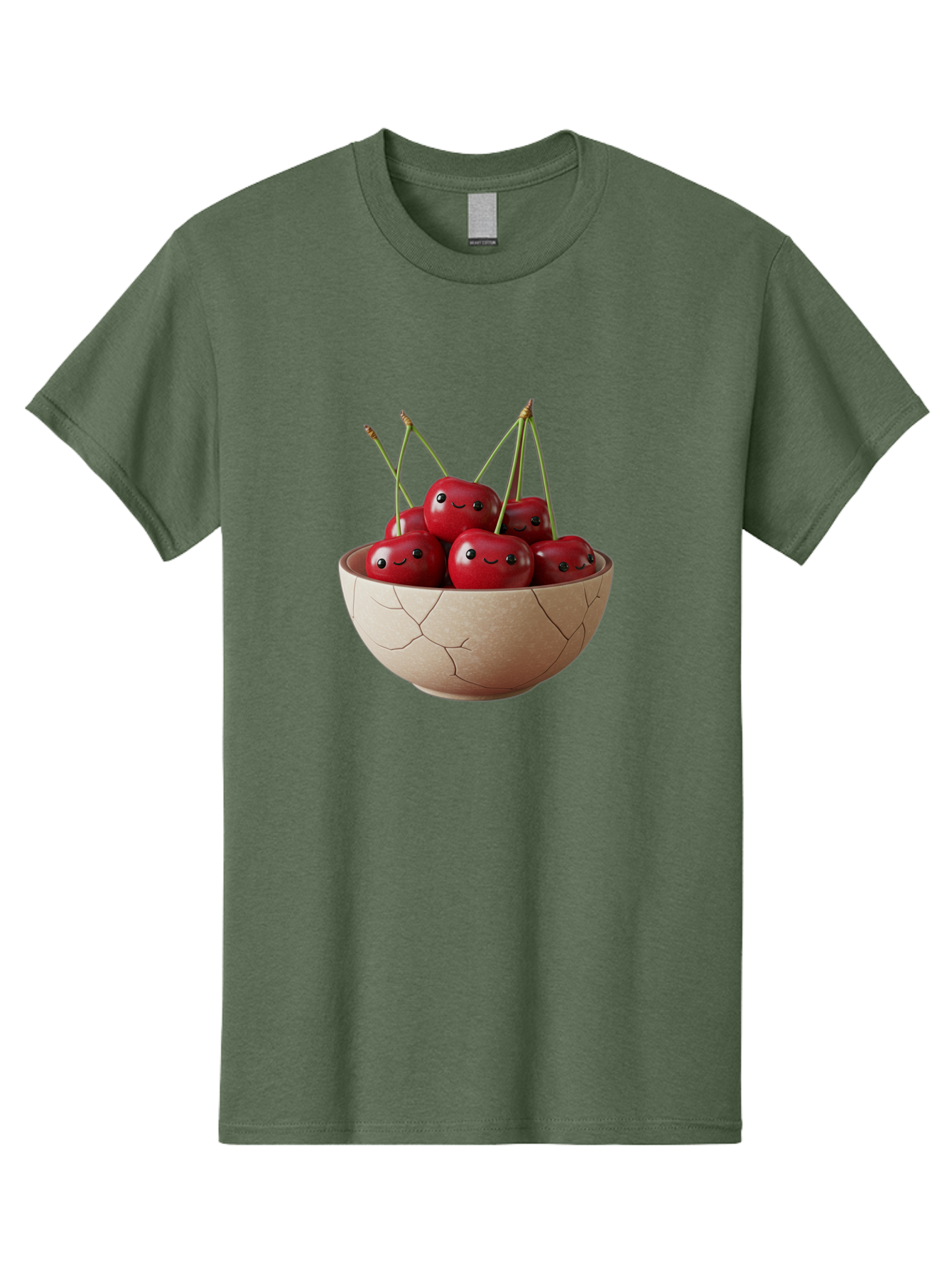 Cracked-Bowl-Cherries-1 Men'S Graphic Tee, 100% Cotton, Comfortable Casual Summer Wear, Machine Washable, Vintage Camera, Old Camera, Antique Camera, Black Camera, Classic Photography, Photography Equipment, Nostalgic Device, Film Camera, Bai738