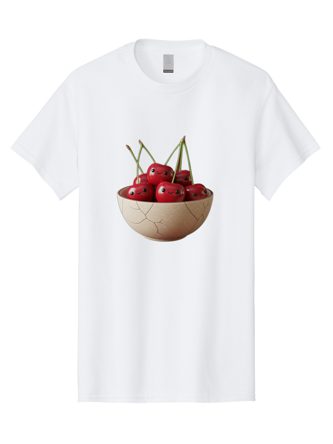 Cracked-Bowl-Cherries-1 Men'S Graphic Tee, 100% Cotton, Comfortable Casual Summer Wear, Machine Washable, Vintage Camera, Old Camera, Antique Camera, Black Camera, Classic Photography, Photography Equipment, Nostalgic Device, Film Camera, Bai738