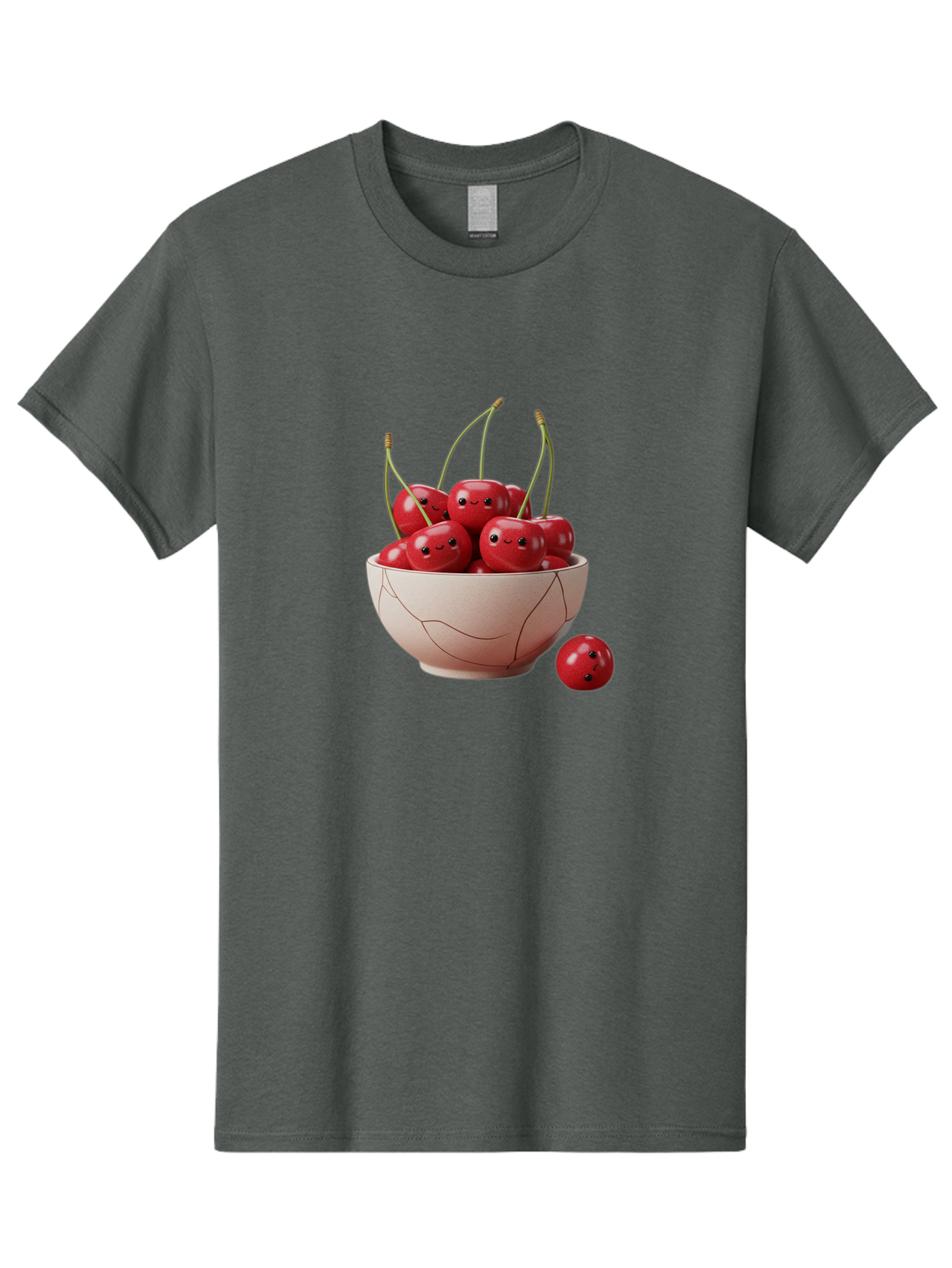 Cracked-Bowl-Cherries-2 Men'S Graphic Tee, 100% Cotton, Comfortable Casual Summer Wear, Machine Washable, Vintage Camera, Old Camera, Antique Camera, Black Camera, Classic Photography, Photography Equipment, Nostalgic Device, Film Camera, Bai739