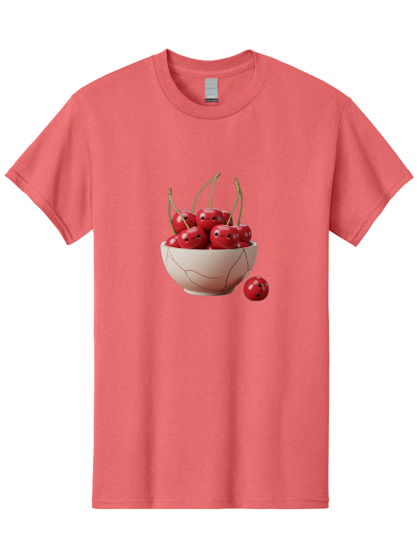 Cracked-Bowl-Cherries-2 Men'S Graphic Tee, 100% Cotton, Comfortable Casual Summer Wear, Machine Washable, Vintage Camera, Old Camera, Antique Camera, Black Camera, Classic Photography, Photography Equipment, Nostalgic Device, Film Camera, Bai739