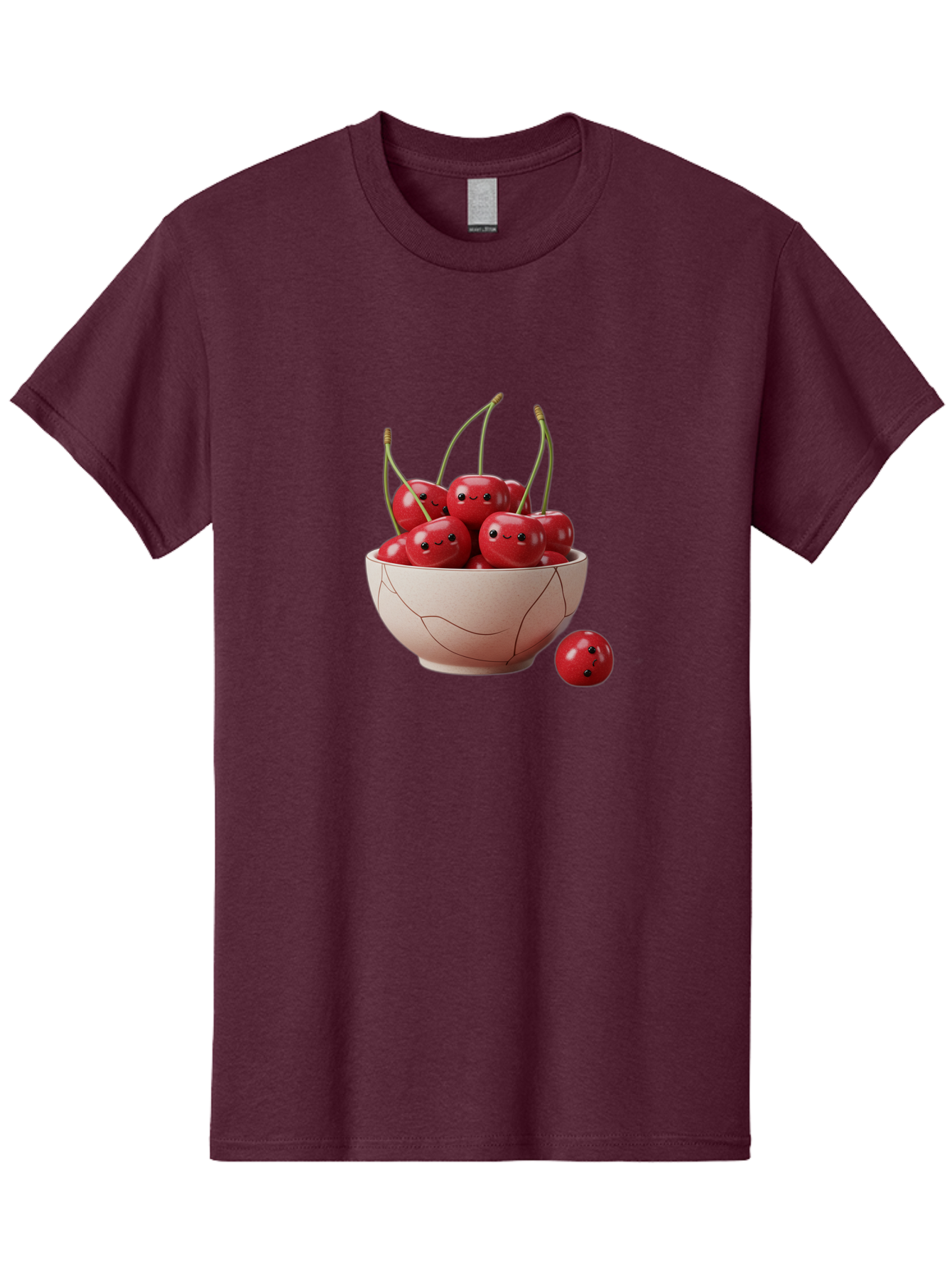 Cracked-Bowl-Cherries-2 Men'S Graphic Tee, 100% Cotton, Comfortable Casual Summer Wear, Machine Washable, Vintage Camera, Old Camera, Antique Camera, Black Camera, Classic Photography, Photography Equipment, Nostalgic Device, Film Camera, Bai739