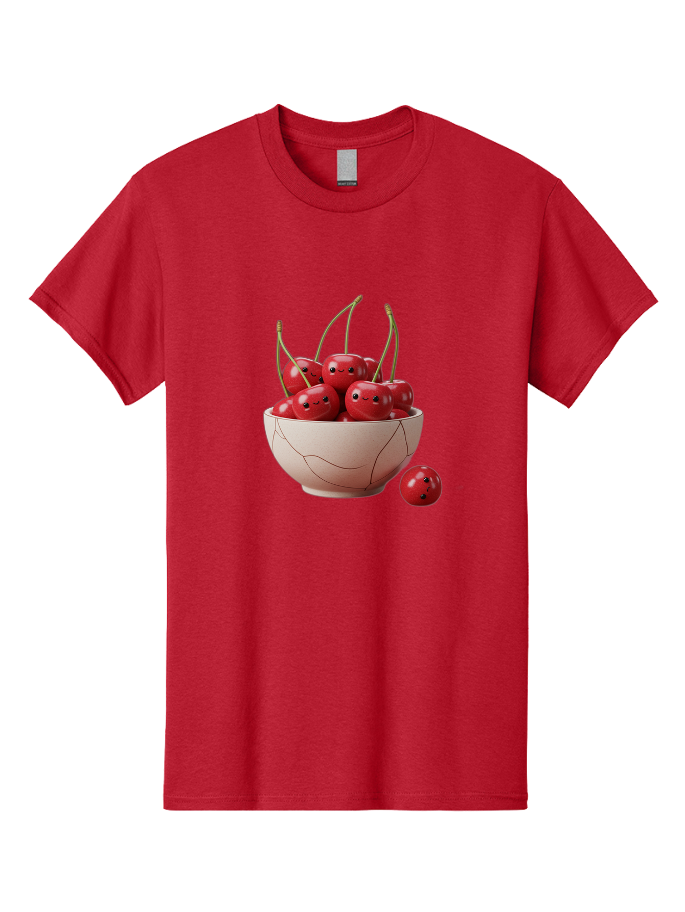 Cracked-Bowl-Cherries-2 Men'S Graphic Tee, 100% Cotton, Comfortable Casual Summer Wear, Machine Washable, Vintage Camera, Old Camera, Antique Camera, Black Camera, Classic Photography, Photography Equipment, Nostalgic Device, Film Camera, Bai739