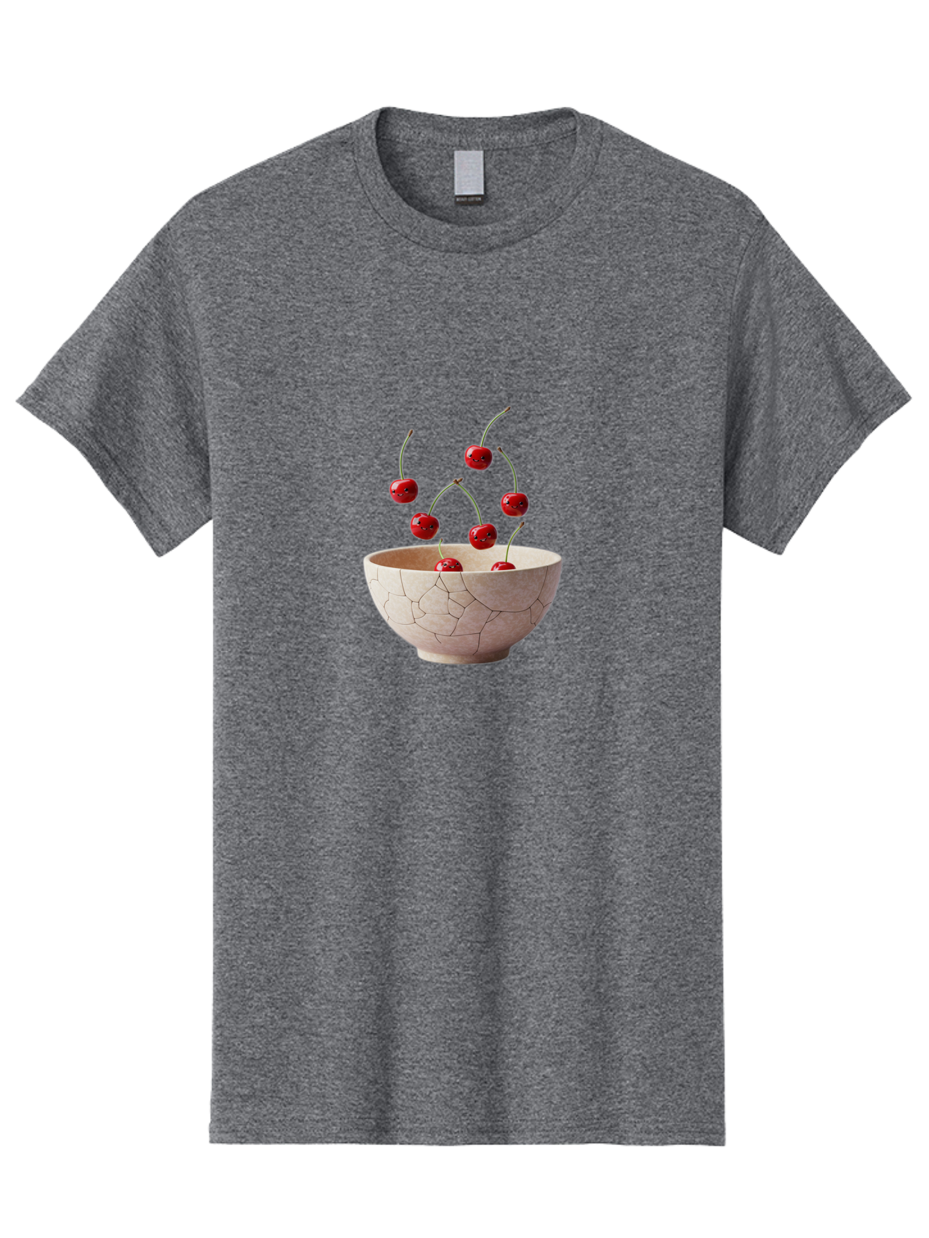 Cracked-Bowl-Cherries-3 Men'S Graphic Tee, 100% Cotton, Comfortable Casual Summer Wear, Machine Washable, Vintage Camera, Old Camera, Antique Camera, Black Camera, Classic Photography, Photography Equipment, Nostalgic Device, Film Camera, Bai740