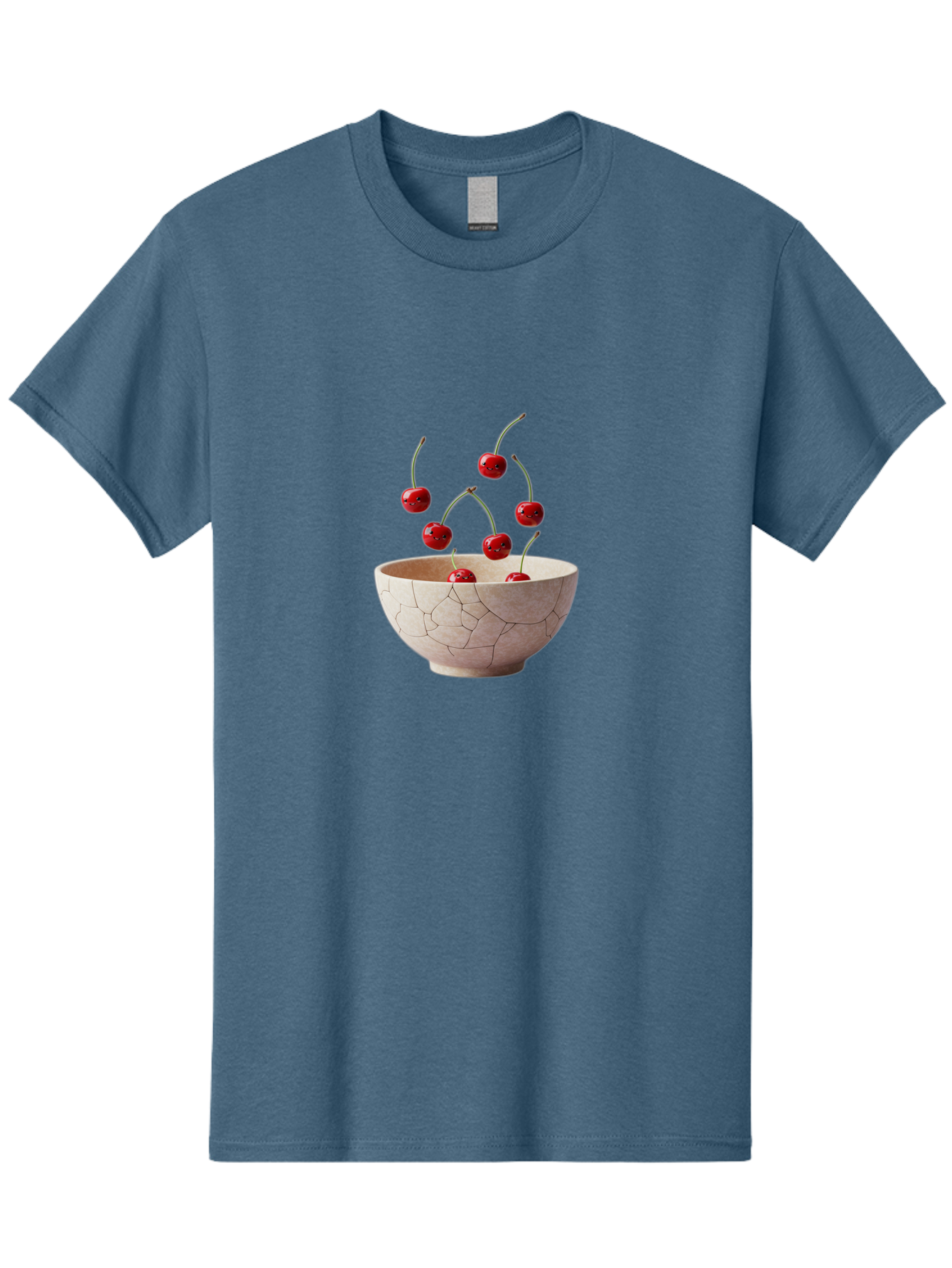 Cracked-Bowl-Cherries-3 Men'S Graphic Tee, 100% Cotton, Comfortable Casual Summer Wear, Machine Washable, Vintage Camera, Old Camera, Antique Camera, Black Camera, Classic Photography, Photography Equipment, Nostalgic Device, Film Camera, Bai740