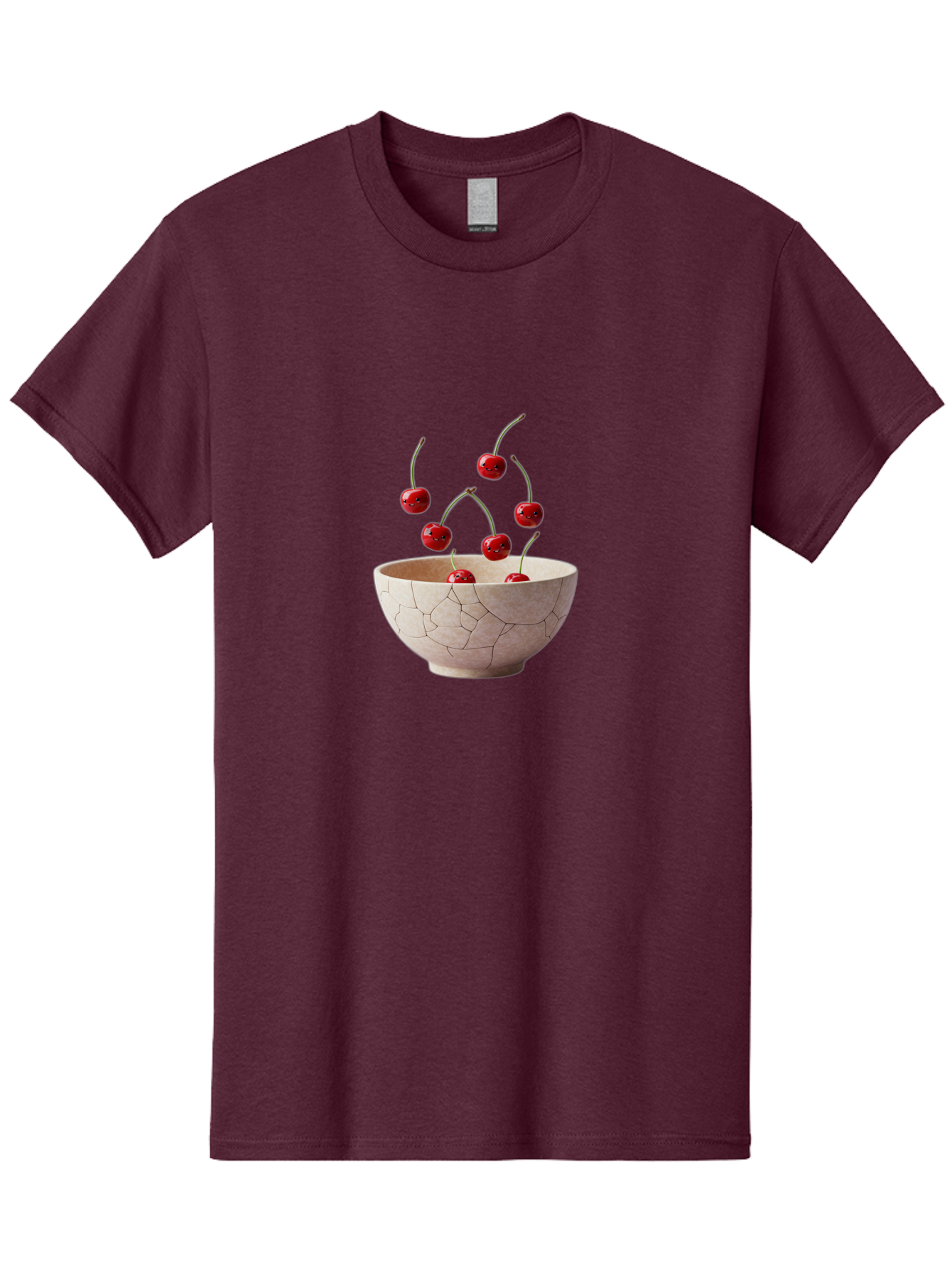 Cracked-Bowl-Cherries-3 Men'S Graphic Tee, 100% Cotton, Comfortable Casual Summer Wear, Machine Washable, Vintage Camera, Old Camera, Antique Camera, Black Camera, Classic Photography, Photography Equipment, Nostalgic Device, Film Camera, Bai740