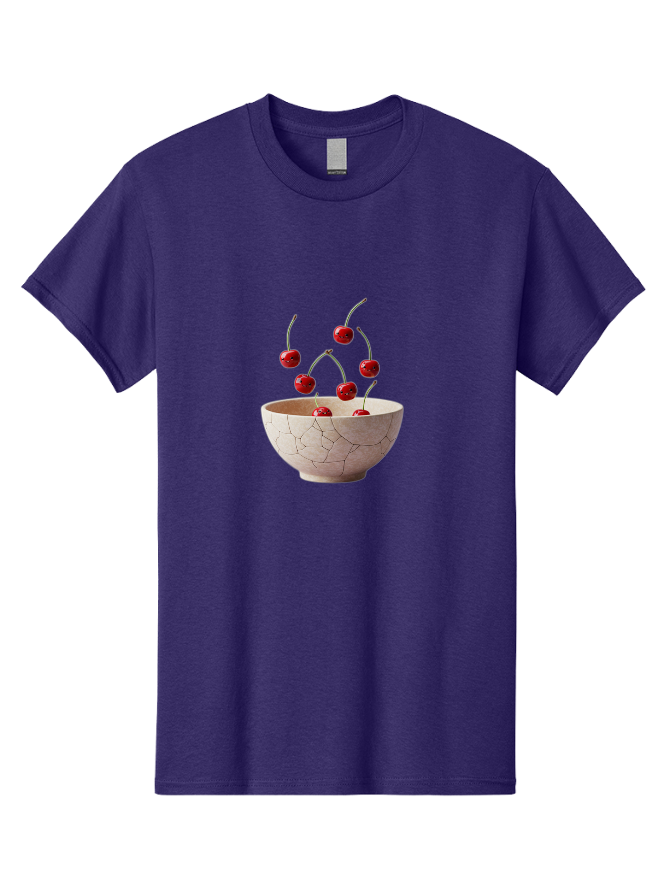 Cracked-Bowl-Cherries-3 Men'S Graphic Tee, 100% Cotton, Comfortable Casual Summer Wear, Machine Washable, Vintage Camera, Old Camera, Antique Camera, Black Camera, Classic Photography, Photography Equipment, Nostalgic Device, Film Camera, Bai740