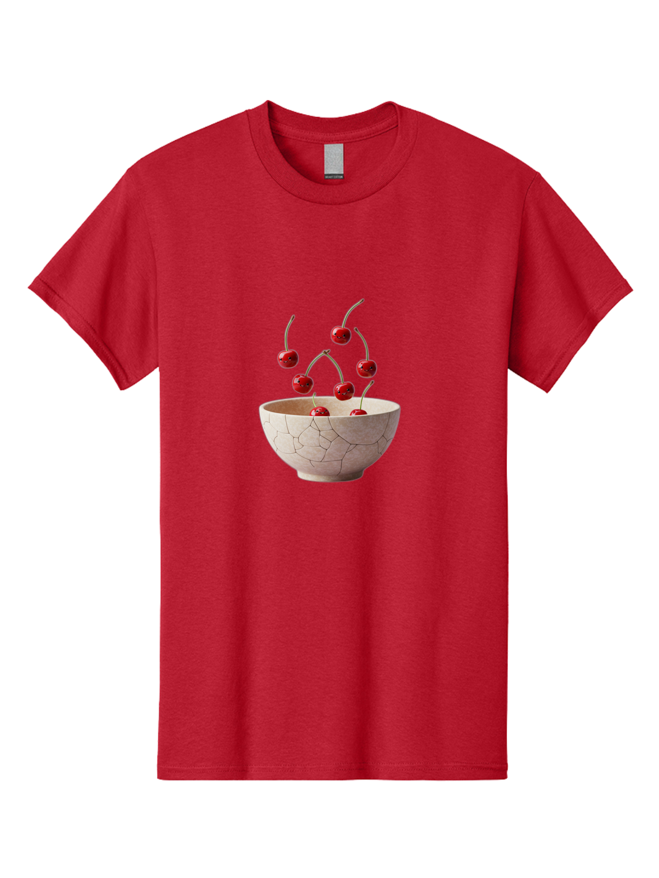 Cracked-Bowl-Cherries-3 Men'S Graphic Tee, 100% Cotton, Comfortable Casual Summer Wear, Machine Washable, Vintage Camera, Old Camera, Antique Camera, Black Camera, Classic Photography, Photography Equipment, Nostalgic Device, Film Camera, Bai740