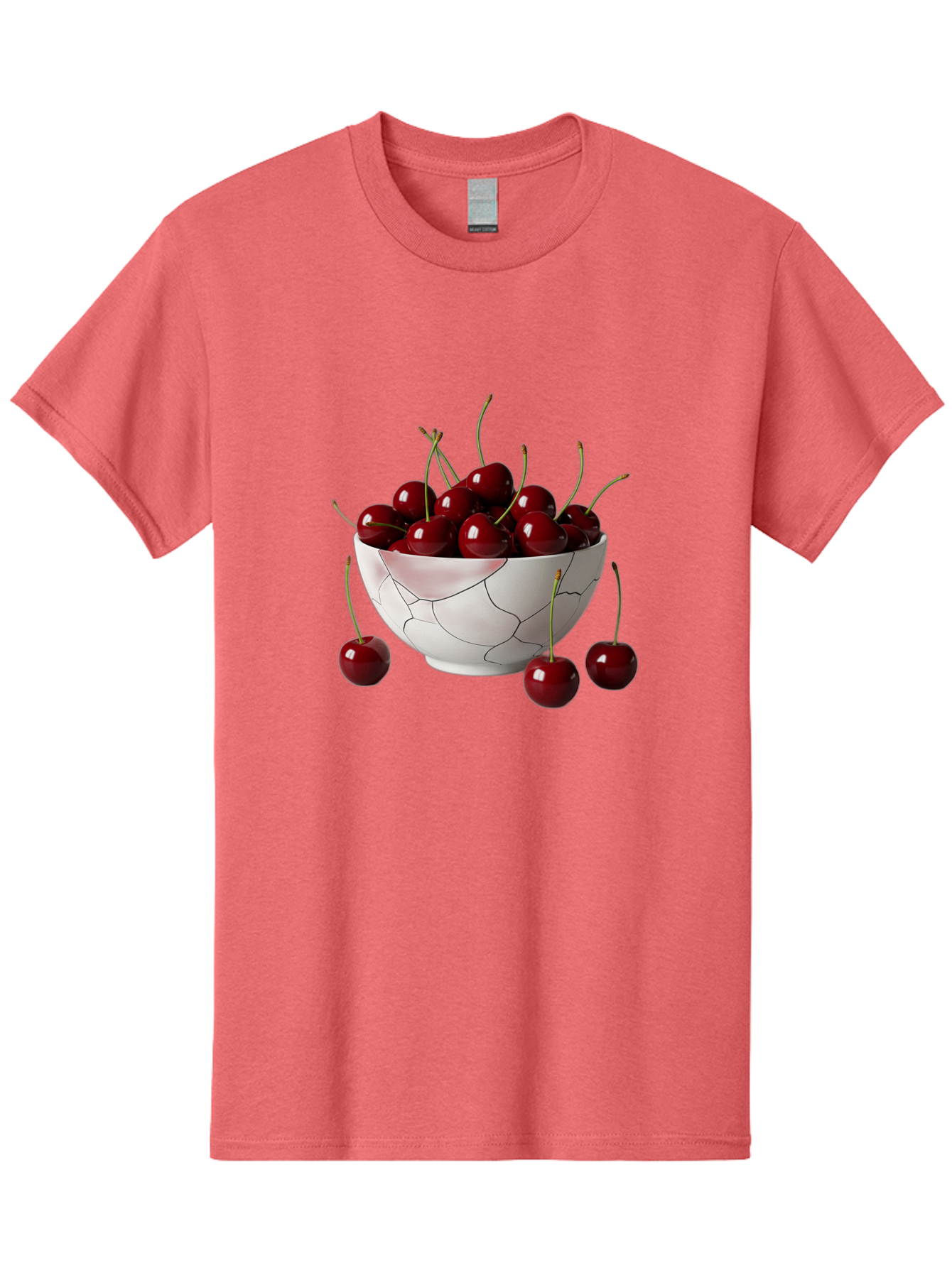 Cracked-Bowl-Cherries Men'S Graphic Tee, 100% Cotton, Comfortable Casual Summer Wear, Machine Washable, Vintage Camera, Old Camera, Antique Camera, Black Camera, Classic Photography, Photography Equipment, Nostalgic Device, Film Camera, Bai742