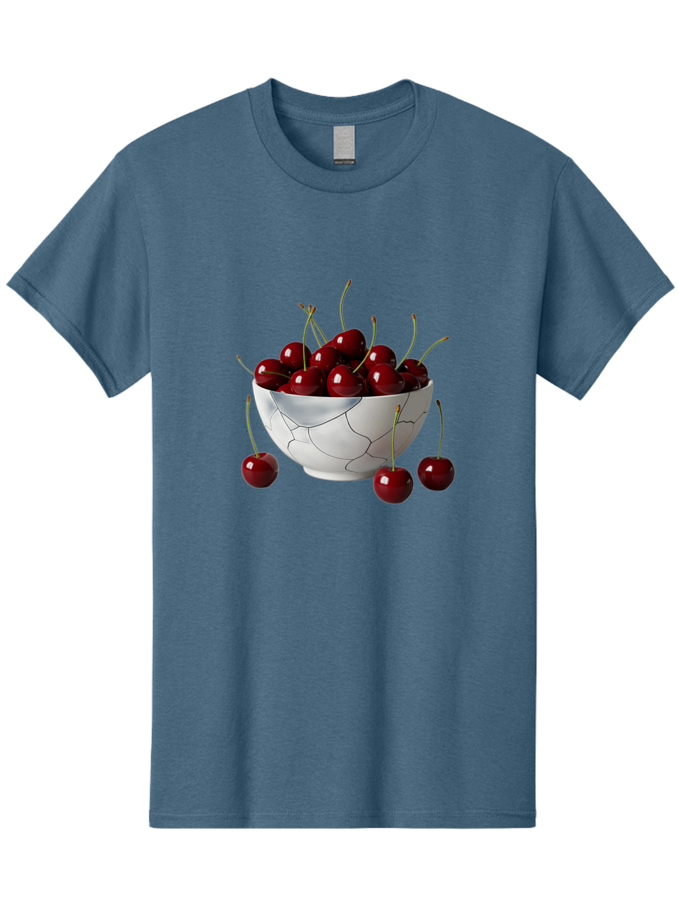 Cracked-Bowl-Cherries Men'S Graphic Tee, 100% Cotton, Comfortable Casual Summer Wear, Machine Washable, Vintage Camera, Old Camera, Antique Camera, Black Camera, Classic Photography, Photography Equipment, Nostalgic Device, Film Camera, Bai742