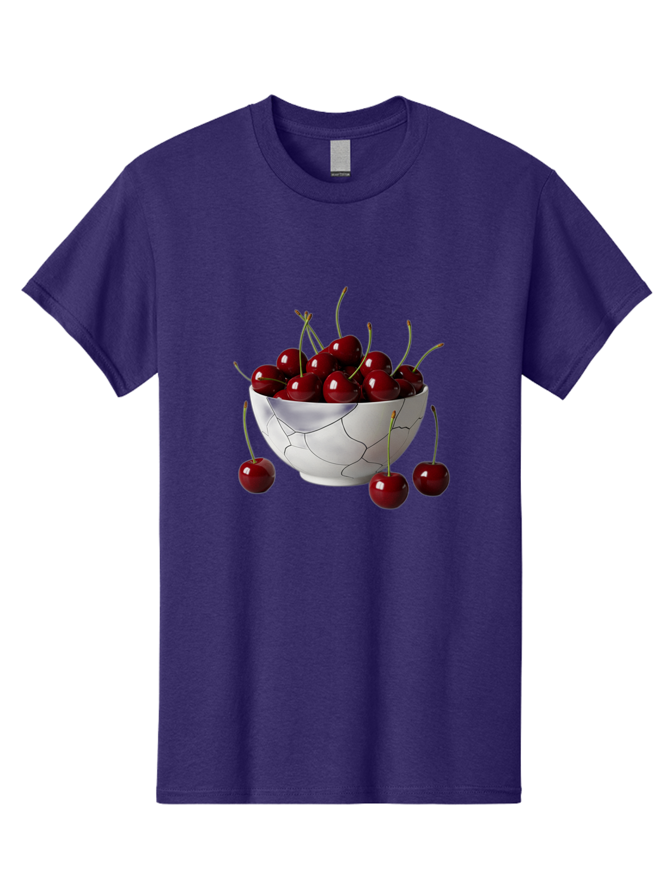 Cracked-Bowl-Cherries Men'S Graphic Tee, 100% Cotton, Comfortable Casual Summer Wear, Machine Washable, Vintage Camera, Old Camera, Antique Camera, Black Camera, Classic Photography, Photography Equipment, Nostalgic Device, Film Camera, Bai742