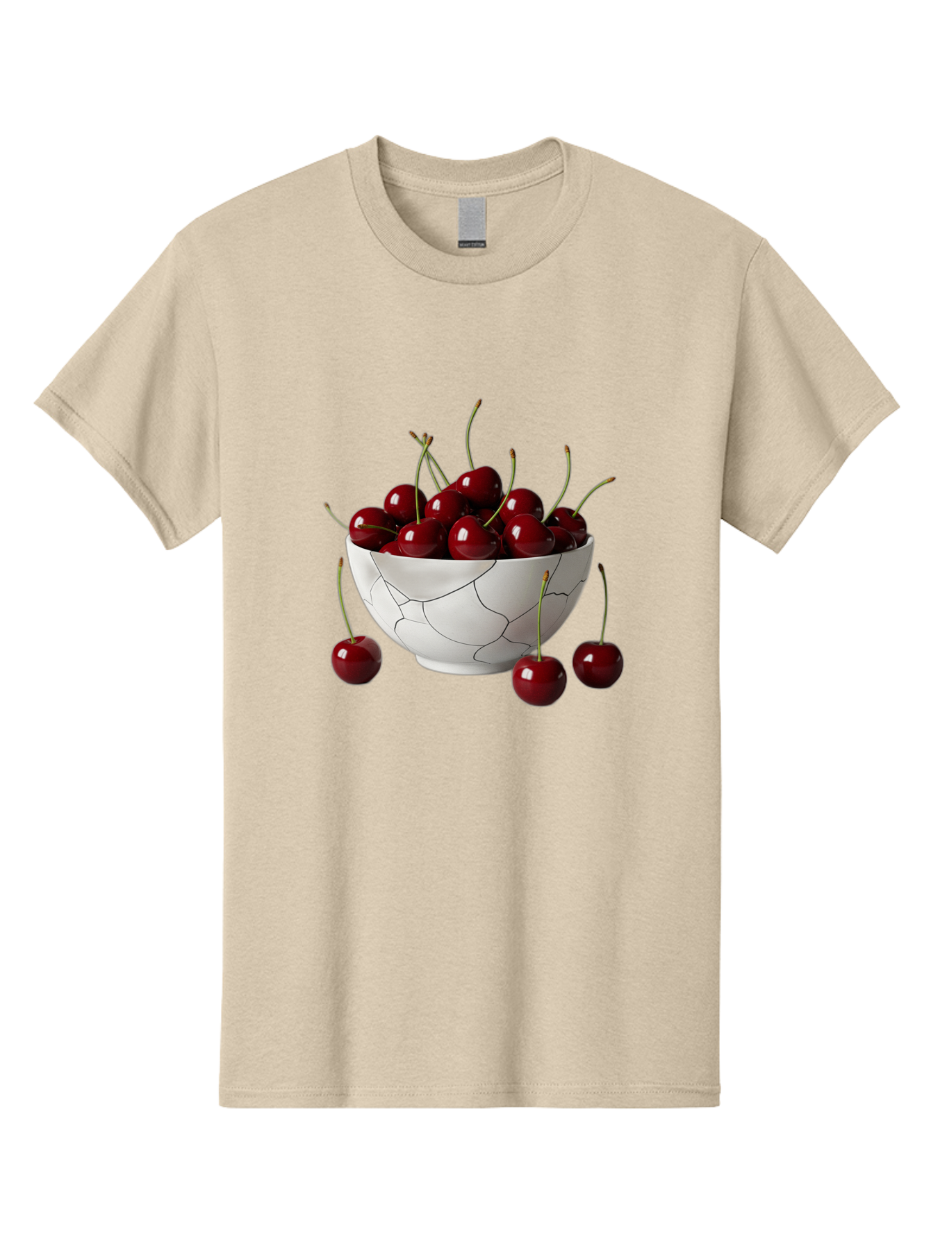 Cracked-Bowl-Cherries Men'S Graphic Tee, 100% Cotton, Comfortable Casual Summer Wear, Machine Washable, Vintage Camera, Old Camera, Antique Camera, Black Camera, Classic Photography, Photography Equipment, Nostalgic Device, Film Camera, Bai742