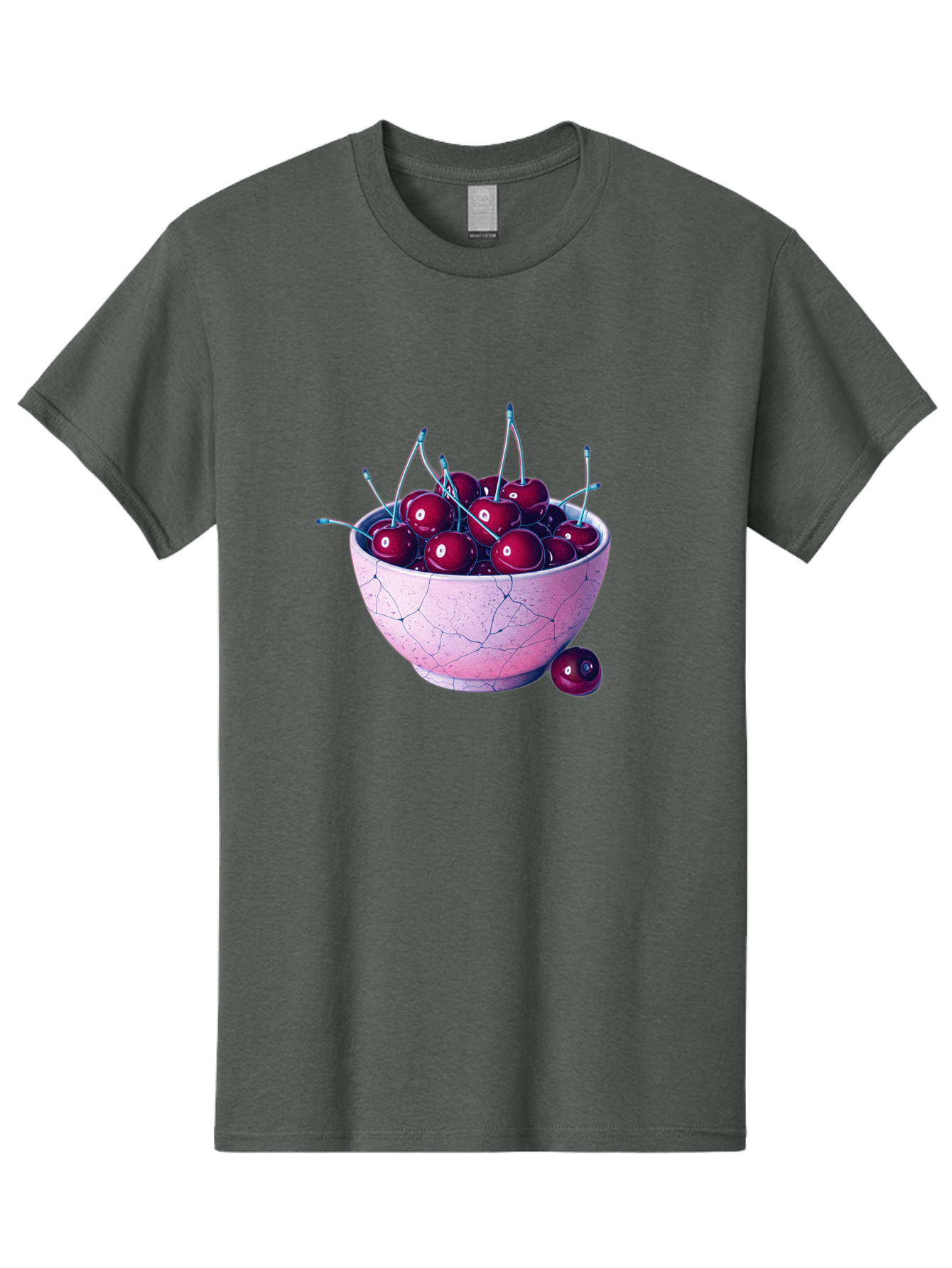Cracked-Bowl-Of-Cherries Men'S Graphic Tee, 100% Cotton, Comfortable Casual Summer Wear, Machine Washable, Vintage Camera, Old Camera, Antique Camera, Black Camera, Classic Photography, Photography Equipment, Nostalgic Device, Film Camera, Bai743