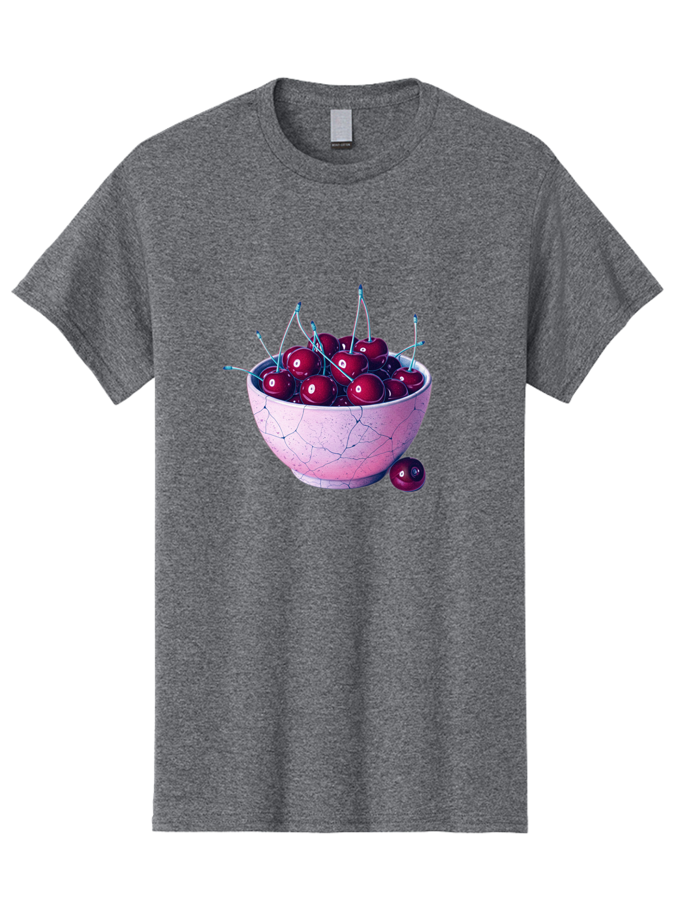 Cracked-Bowl-Of-Cherries Men'S Graphic Tee, 100% Cotton, Comfortable Casual Summer Wear, Machine Washable, Vintage Camera, Old Camera, Antique Camera, Black Camera, Classic Photography, Photography Equipment, Nostalgic Device, Film Camera, Bai743