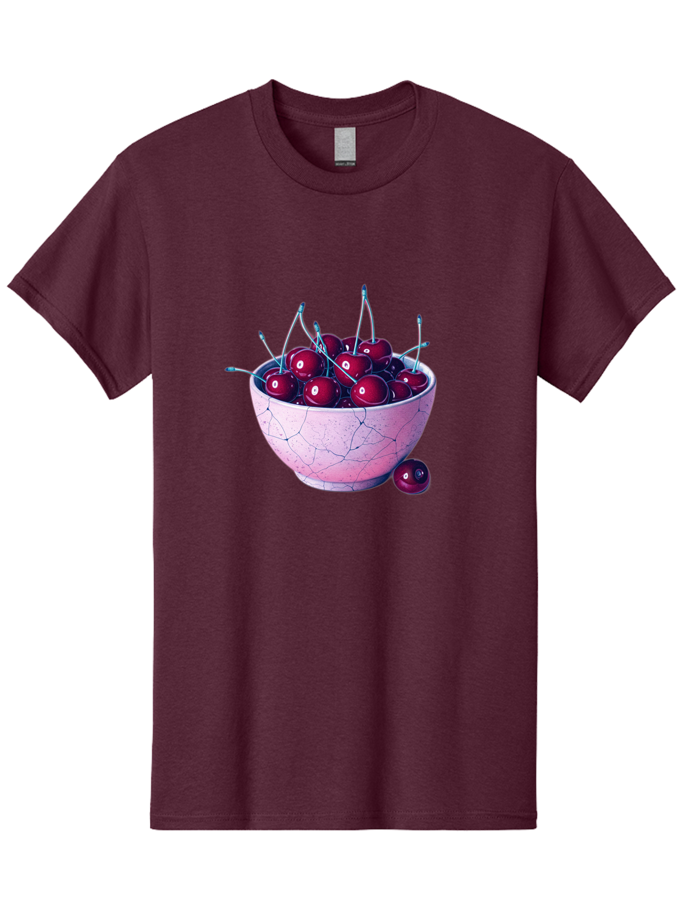 Cracked-Bowl-Of-Cherries Men'S Graphic Tee, 100% Cotton, Comfortable Casual Summer Wear, Machine Washable, Vintage Camera, Old Camera, Antique Camera, Black Camera, Classic Photography, Photography Equipment, Nostalgic Device, Film Camera, Bai743