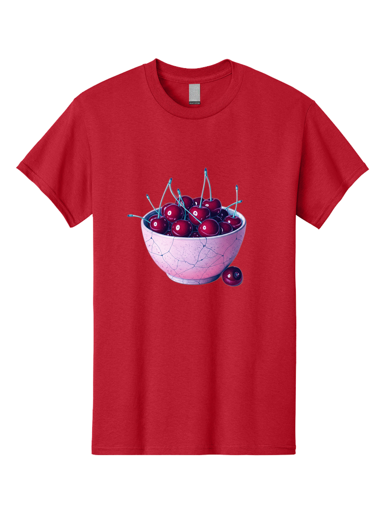 Cracked-Bowl-Of-Cherries Men'S Graphic Tee, 100% Cotton, Comfortable Casual Summer Wear, Machine Washable, Vintage Camera, Old Camera, Antique Camera, Black Camera, Classic Photography, Photography Equipment, Nostalgic Device, Film Camera, Bai743