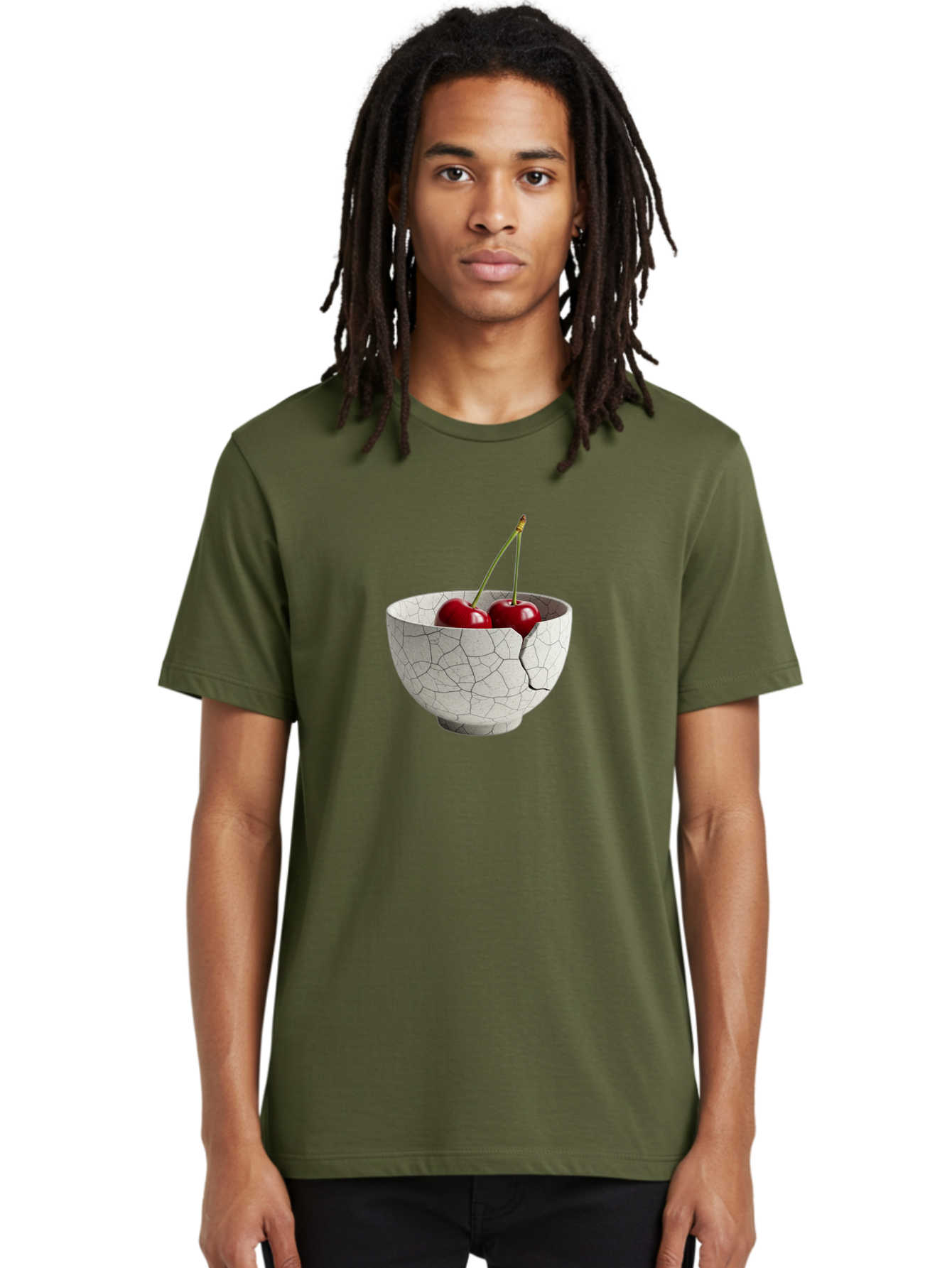 Cracked-Bowl-With-Cherries Men'S Graphic Tee, 100% Cotton, Comfortable Casual Summer Wear, Machine Washable, Vintage Camera, Old Camera, Antique Camera, Black Camera, Classic Photography, Photography Equipment, Nostalgic Device, Film Camera, Bai744