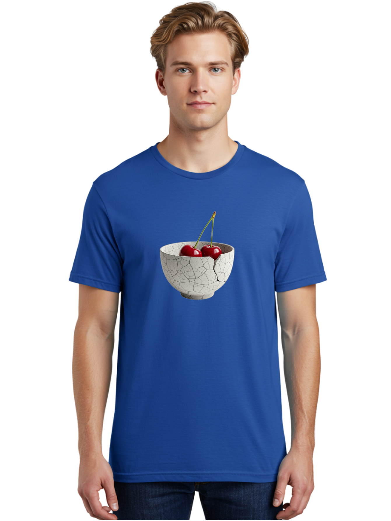 Cracked-Bowl-With-Cherries Men'S Graphic Tee, 100% Cotton, Comfortable Casual Summer Wear, Machine Washable, Vintage Camera, Old Camera, Antique Camera, Black Camera, Classic Photography, Photography Equipment, Nostalgic Device, Film Camera, Bai744