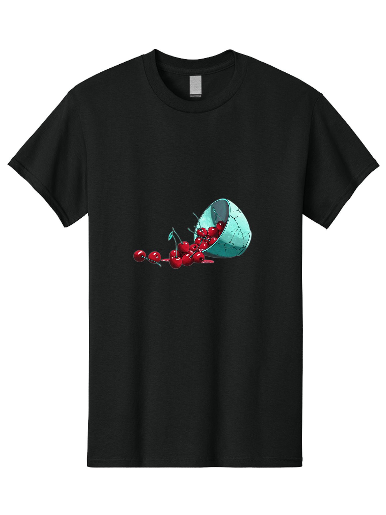 Cracked-Cup-Cherries Men'S Graphic Tee, 100% Cotton, Comfortable Casual Summer Wear, Machine Washable, Vintage Camera, Old Camera, Antique Camera, Black Camera, Classic Photography, Photography Equipment, Nostalgic Device, Film Camera, Bai745