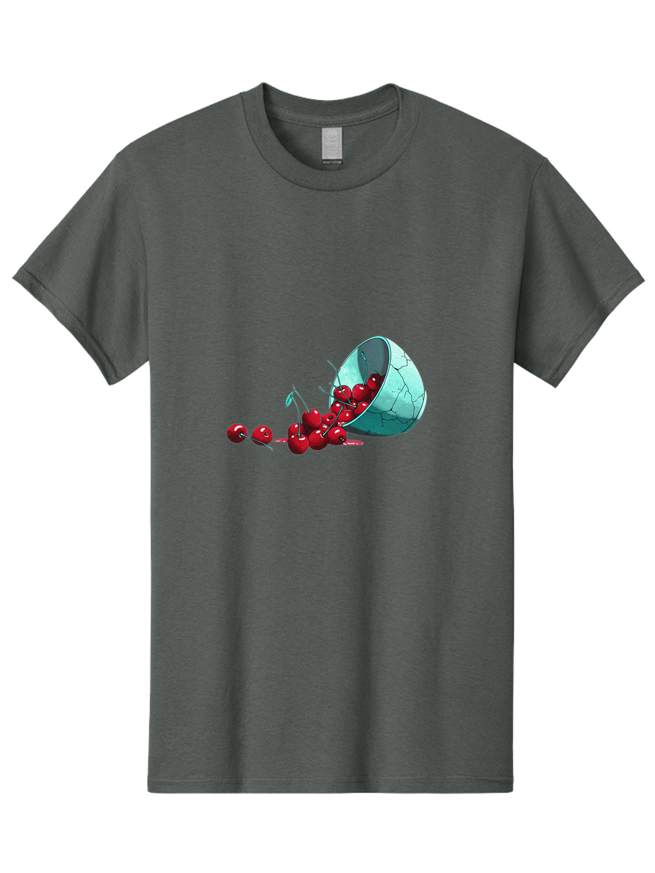 Cracked-Cup-Cherries Men'S Graphic Tee, 100% Cotton, Comfortable Casual Summer Wear, Machine Washable, Vintage Camera, Old Camera, Antique Camera, Black Camera, Classic Photography, Photography Equipment, Nostalgic Device, Film Camera, Bai745