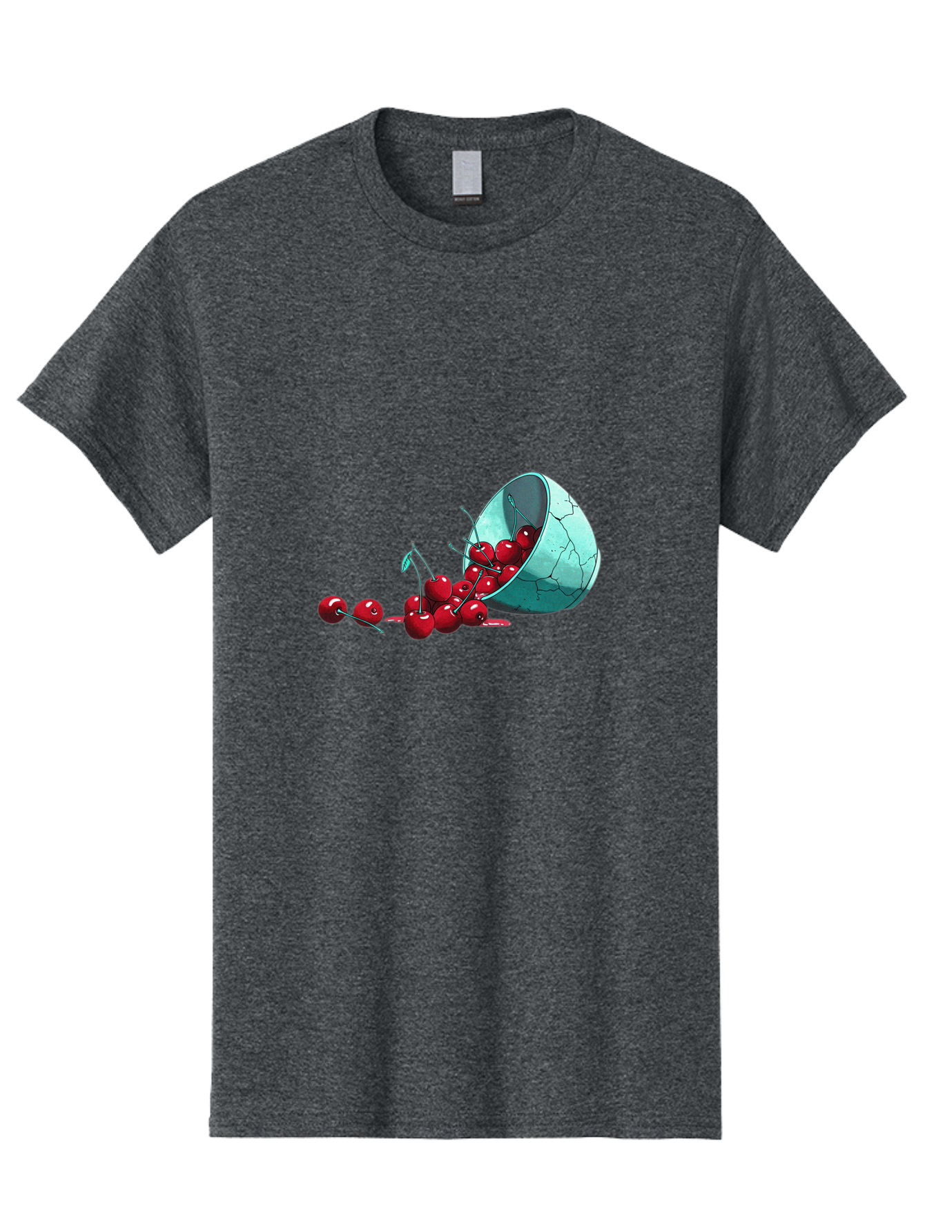 Cracked-Cup-Cherries Men'S Graphic Tee, 100% Cotton, Comfortable Casual Summer Wear, Machine Washable, Vintage Camera, Old Camera, Antique Camera, Black Camera, Classic Photography, Photography Equipment, Nostalgic Device, Film Camera, Bai745