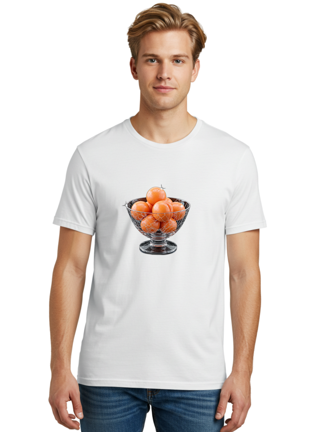 Cracked-Glass-Bowl-Of-Oranges Men'S Graphic Tee, 100% Cotton, Comfortable Casual Summer Wear, Machine Washable, Vintage Camera, Old Camera, Antique Camera, Black Camera, Classic Photography, Photography Equipment, Nostalgic Device, Bai746