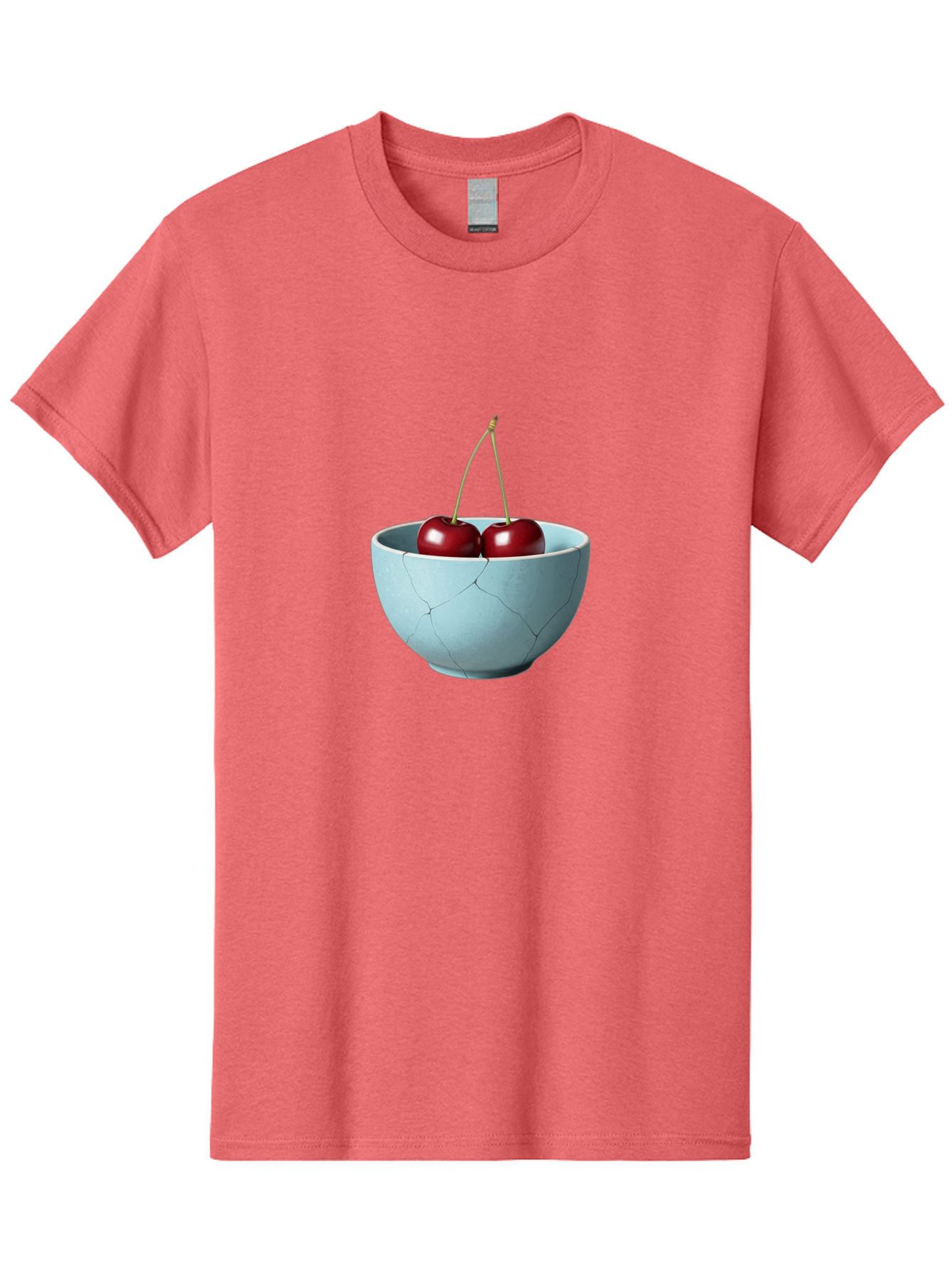 Cracked-White-Bowl-Cherries Men'S Graphic Tee, 100% Cotton, Comfortable Casual Summer Wear, Machine Washable, Vintage Camera, Old Camera, Antique Camera, Black Camera, Classic Photography, Photography Equipment, Nostalgic Device, Film Camera, Bai748