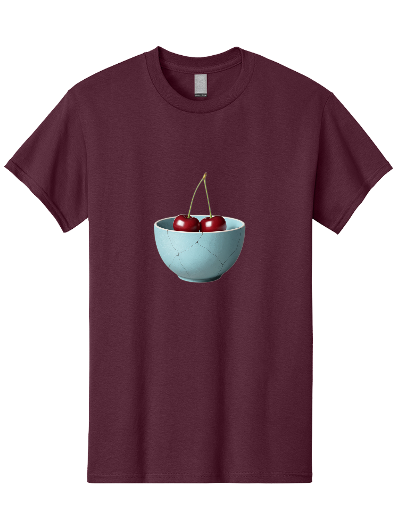 Cracked-White-Bowl-Cherries Men'S Graphic Tee, 100% Cotton, Comfortable Casual Summer Wear, Machine Washable, Vintage Camera, Old Camera, Antique Camera, Black Camera, Classic Photography, Photography Equipment, Nostalgic Device, Film Camera, Bai748