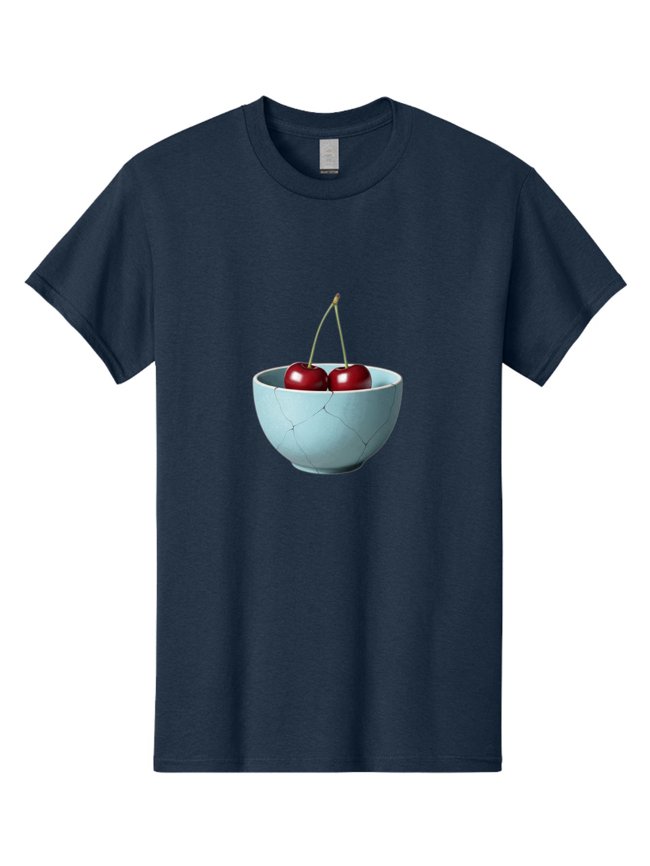 Cracked-White-Bowl-Cherries Men'S Graphic Tee, 100% Cotton, Comfortable Casual Summer Wear, Machine Washable, Vintage Camera, Old Camera, Antique Camera, Black Camera, Classic Photography, Photography Equipment, Nostalgic Device, Film Camera, Bai748
