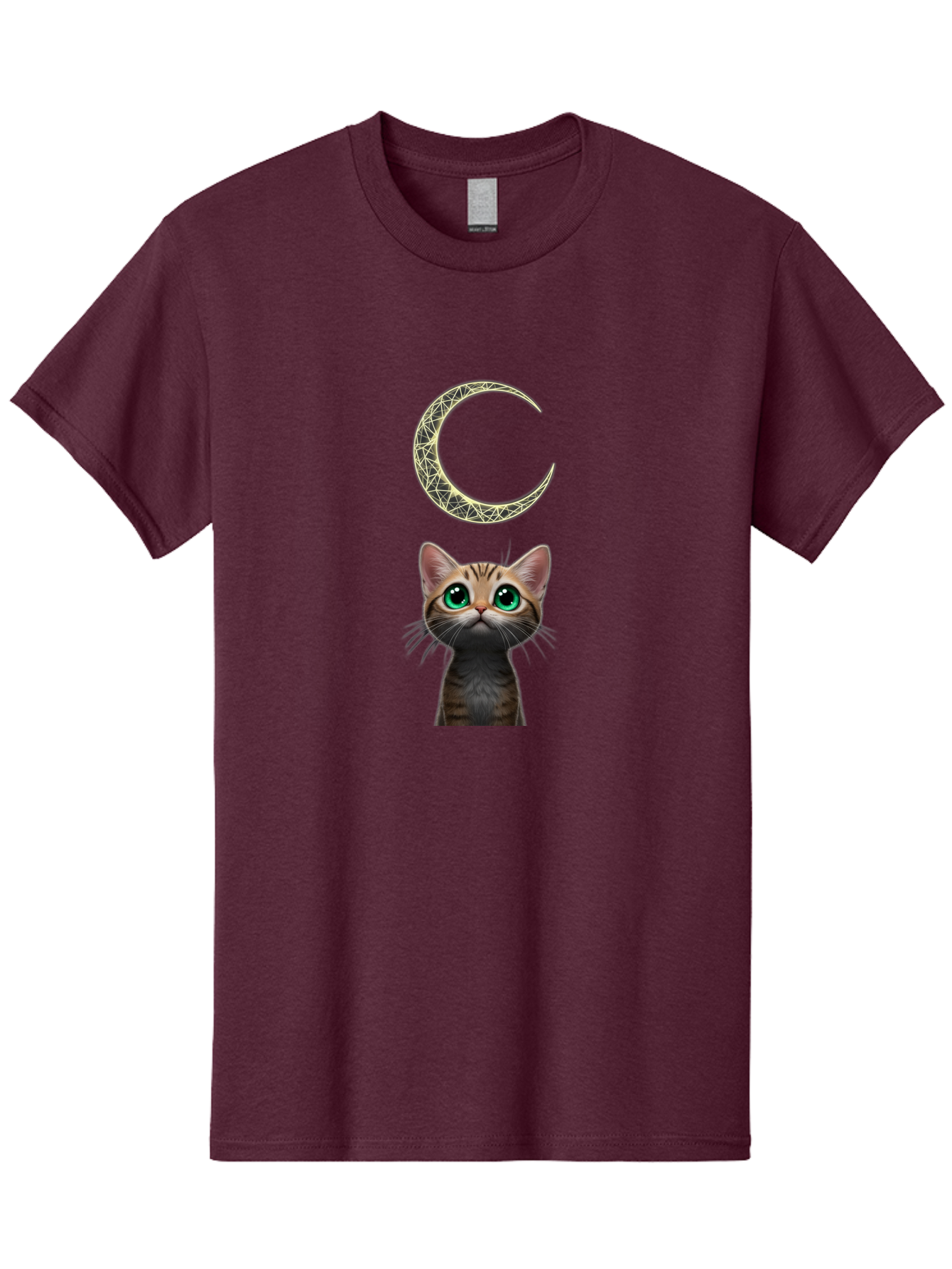 Crescent-Moon-Cat Men'S Graphic Tee, 100% Cotton, Comfortable Casual Summer Wear, Machine Washable, Vintage Camera, Old Camera, Antique Camera, Black Camera, Classic Photography, Photography Equipment, Nostalgic Device, Film Camera, Camera Art Bai749