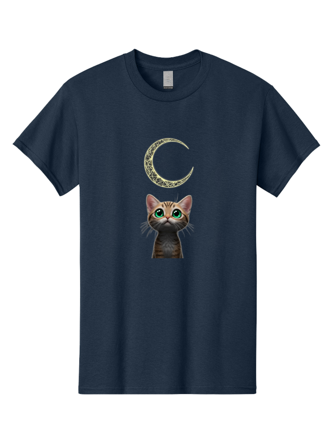 Crescent-Moon-Cat Men'S Graphic Tee, 100% Cotton, Comfortable Casual Summer Wear, Machine Washable, Vintage Camera, Old Camera, Antique Camera, Black Camera, Classic Photography, Photography Equipment, Nostalgic Device, Film Camera, Camera Art Bai749