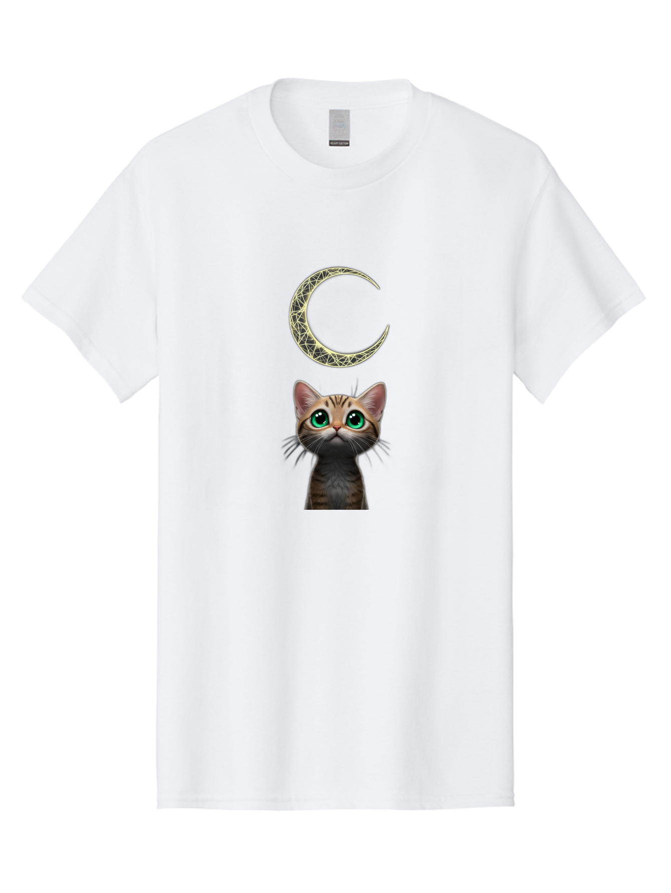 Crescent-Moon-Cat Men'S Graphic Tee, 100% Cotton, Comfortable Casual Summer Wear, Machine Washable, Vintage Camera, Old Camera, Antique Camera, Black Camera, Classic Photography, Photography Equipment, Nostalgic Device, Film Camera, Camera Art Bai749