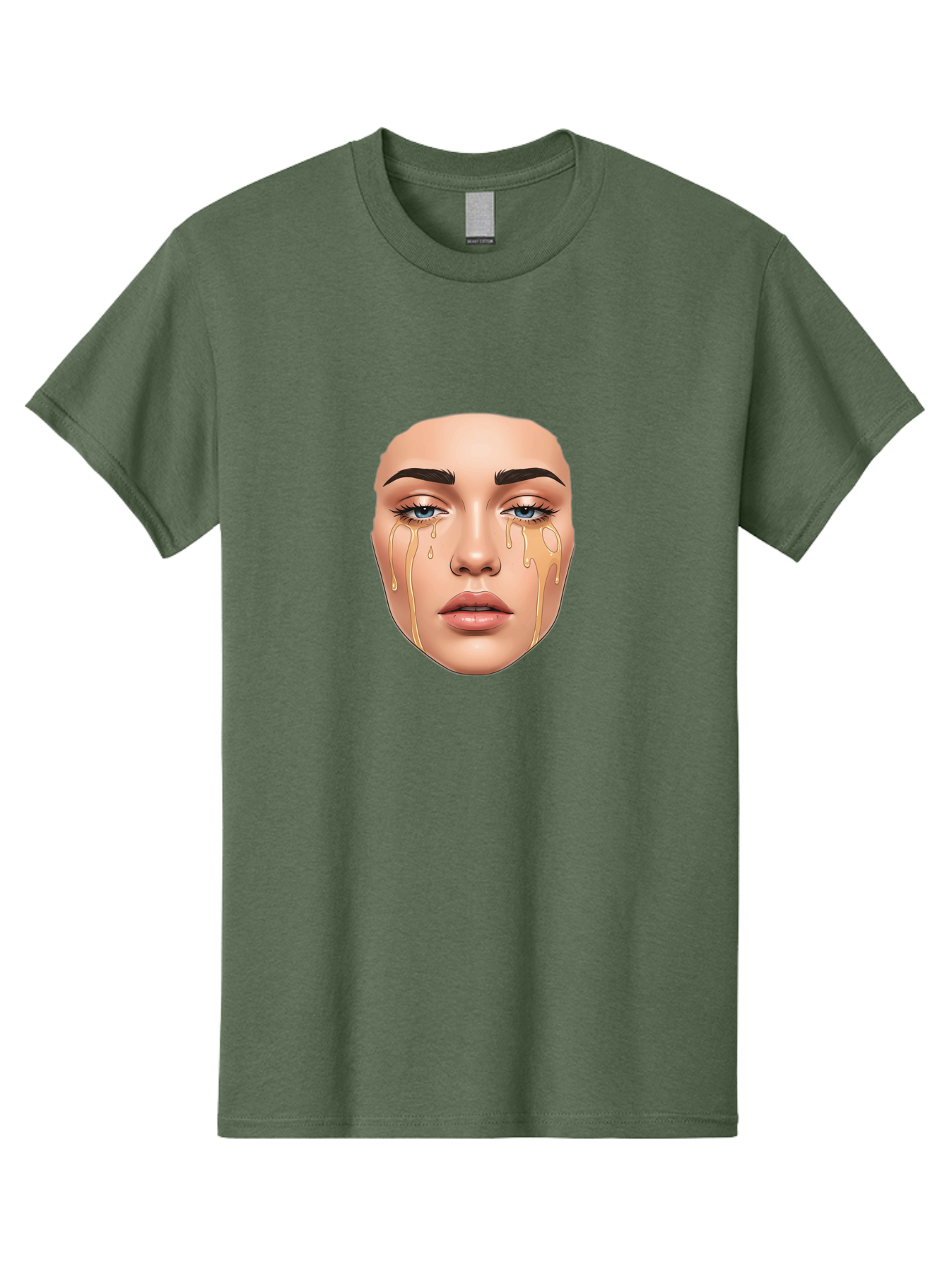 Crying-Face-2 Men'S Graphic Tee, 100% Cotton, Comfortable Casual Summer Wear, Machine Washable, Vintage Camera, Old Camera, Antique Camera, Black Camera, Classic Photography, Photography Equipment, Nostalgic Device, Film Camera, Camera Art Bai752