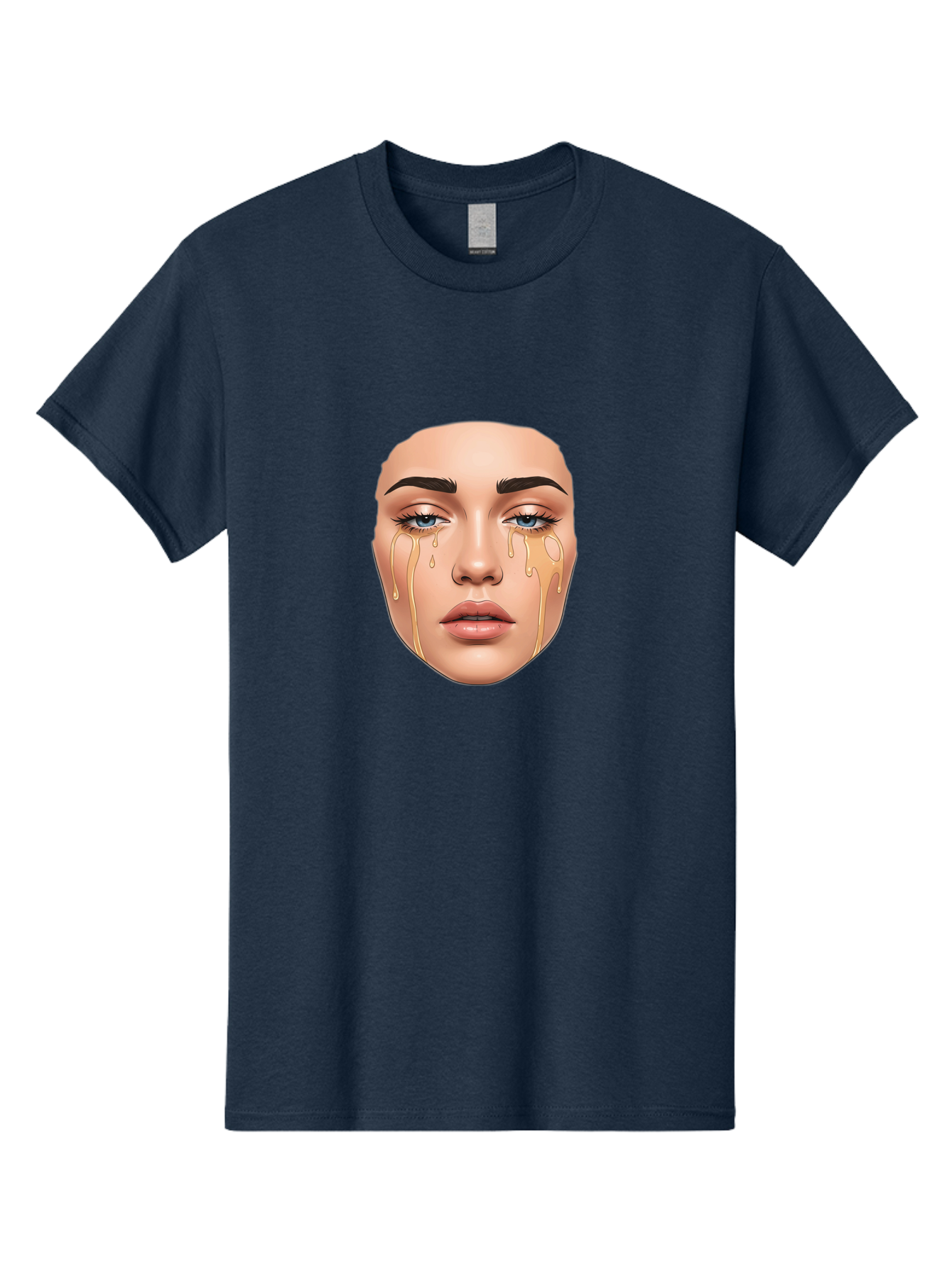 Crying-Face-2 Men'S Graphic Tee, 100% Cotton, Comfortable Casual Summer Wear, Machine Washable, Vintage Camera, Old Camera, Antique Camera, Black Camera, Classic Photography, Photography Equipment, Nostalgic Device, Film Camera, Camera Art Bai752