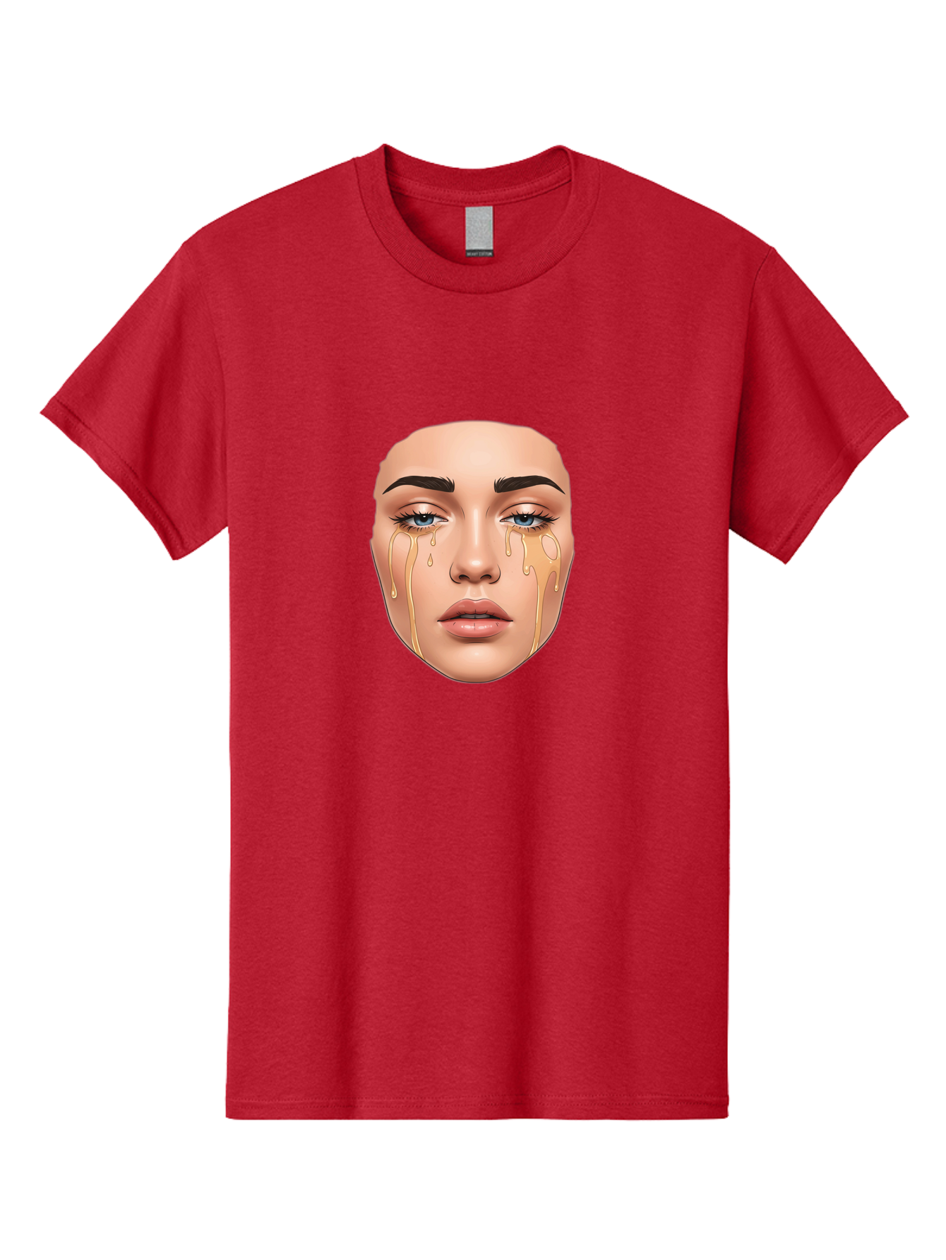 Crying-Face-2 Men'S Graphic Tee, 100% Cotton, Comfortable Casual Summer Wear, Machine Washable, Vintage Camera, Old Camera, Antique Camera, Black Camera, Classic Photography, Photography Equipment, Nostalgic Device, Film Camera, Camera Art Bai752